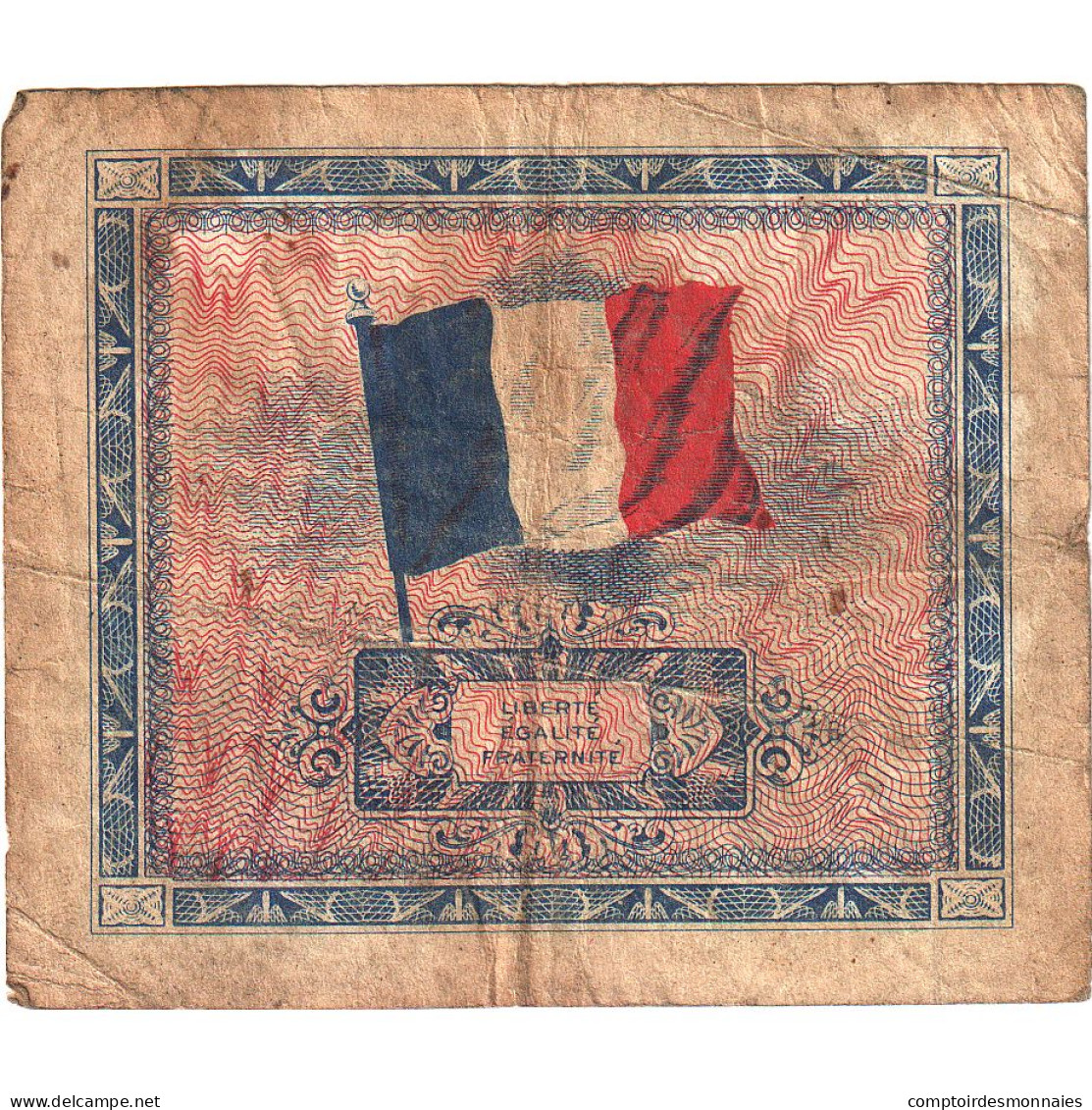 France, 10 Francs, Drapeau/France, 1944, SÉRIE 1944, TB, Fayette:VF18.1 - 1944 Bandiera/Francia