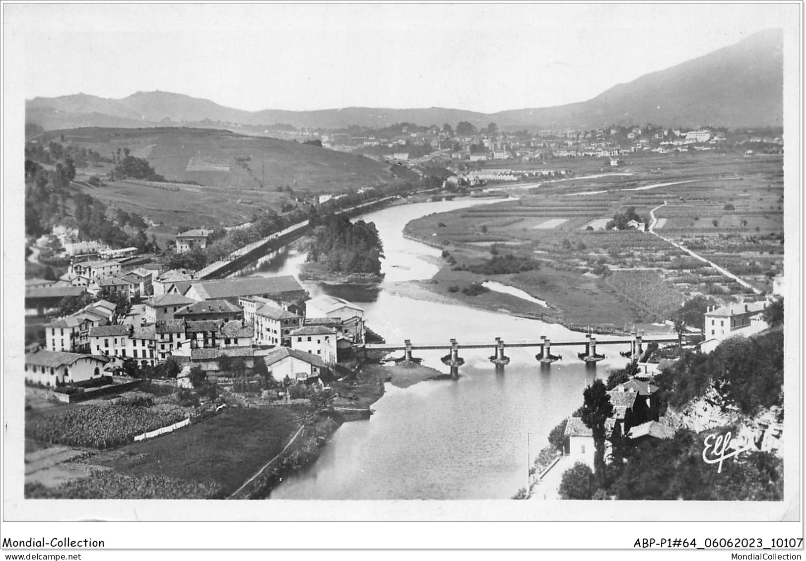 ABPP1-64-0036 - BEHOBIE - Le Pont International Sur La Bidassoa - Au Fond Irun - Béhobie