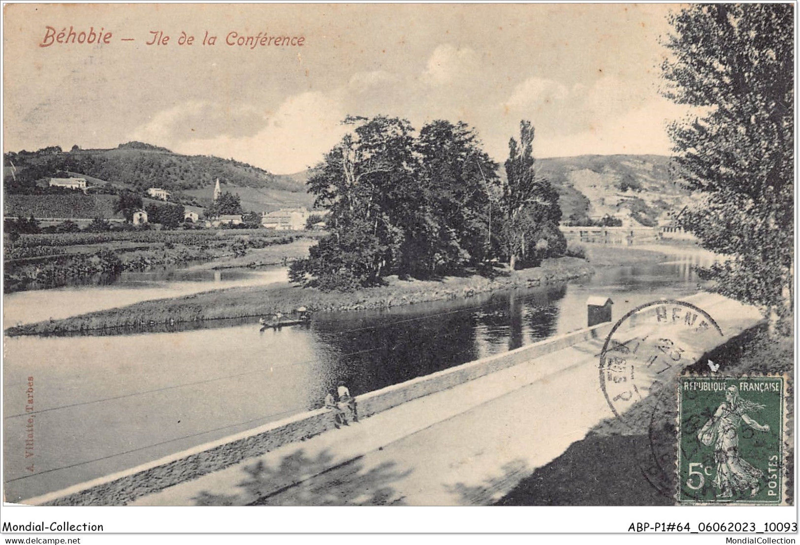 ABPP1-64-0029 - BEHOBIE - Ile De La Conférence - Béhobie