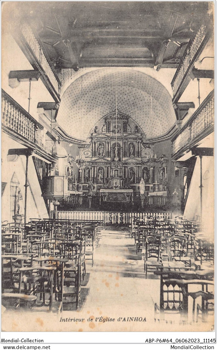 ABPP6-64-0555 - Intérieur De L'Eglise D'AINHOA  - Ainhoa