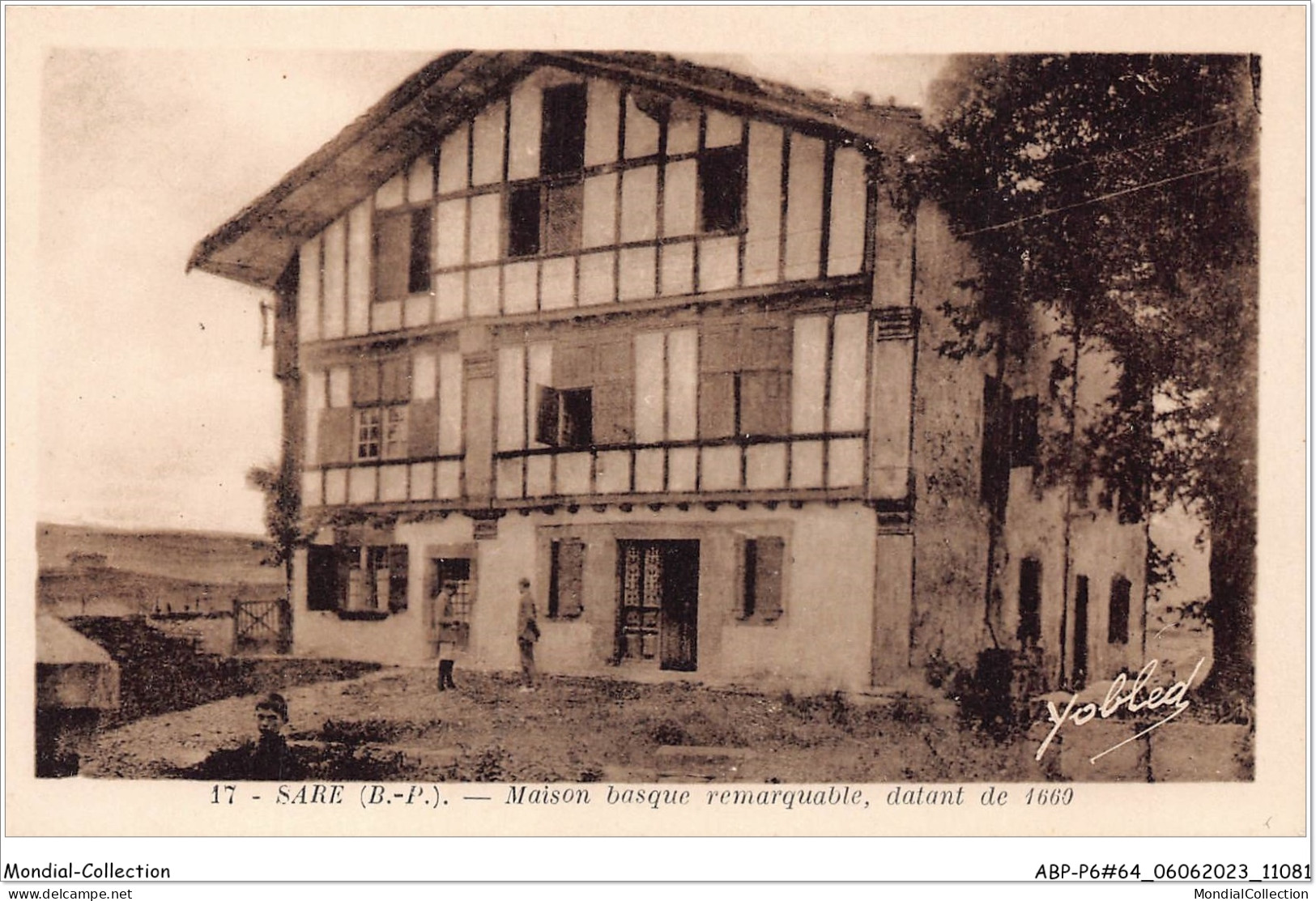 ABPP6-64-0523 - SARE - Maison Basque Remarquable Datant De 1660 - Sare