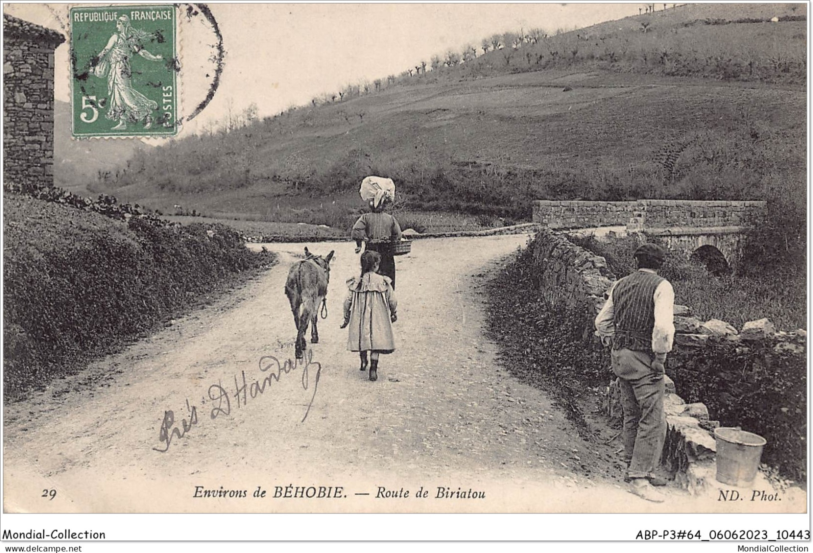 ABPP3-64-0204 - Environs De BEHOBIE - Route De BIRIATOU - Béhobie