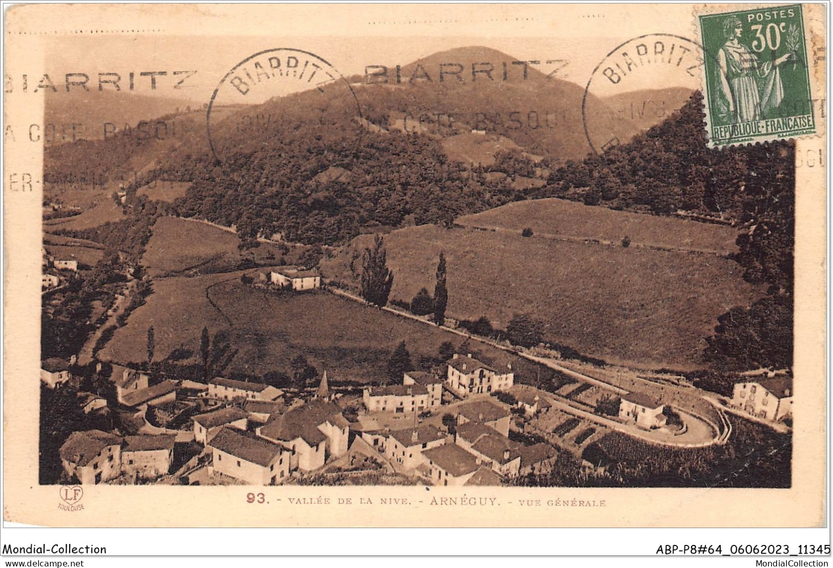 ABPP8-64-0655 - Vallée De La Nive - ARNEGUY - Vue Générale  - Arnéguy