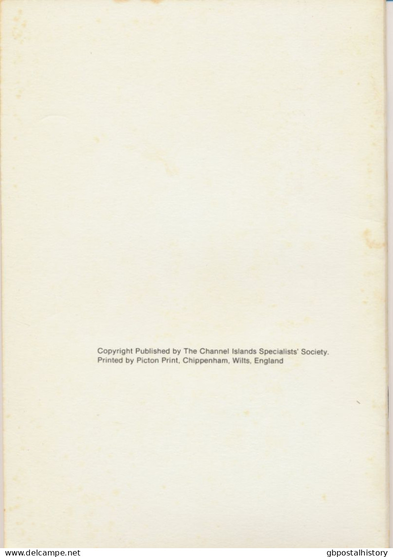 GB Channel Islands Specialists' Society Volume 2 No. 4 1979, 29p.Sub-Post Offices Of Jersey (16 Pages) Revenue Stamps CI - Philately And Postal History