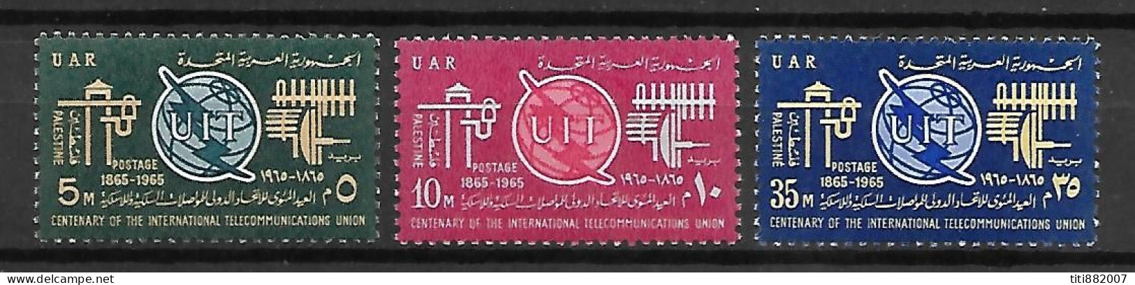 UAR  /  EGYPTE   - 1965.     U.I.T.  /   Télecoms  /  Téléphone  .  Neufs **   Série Complète. - Nuovi