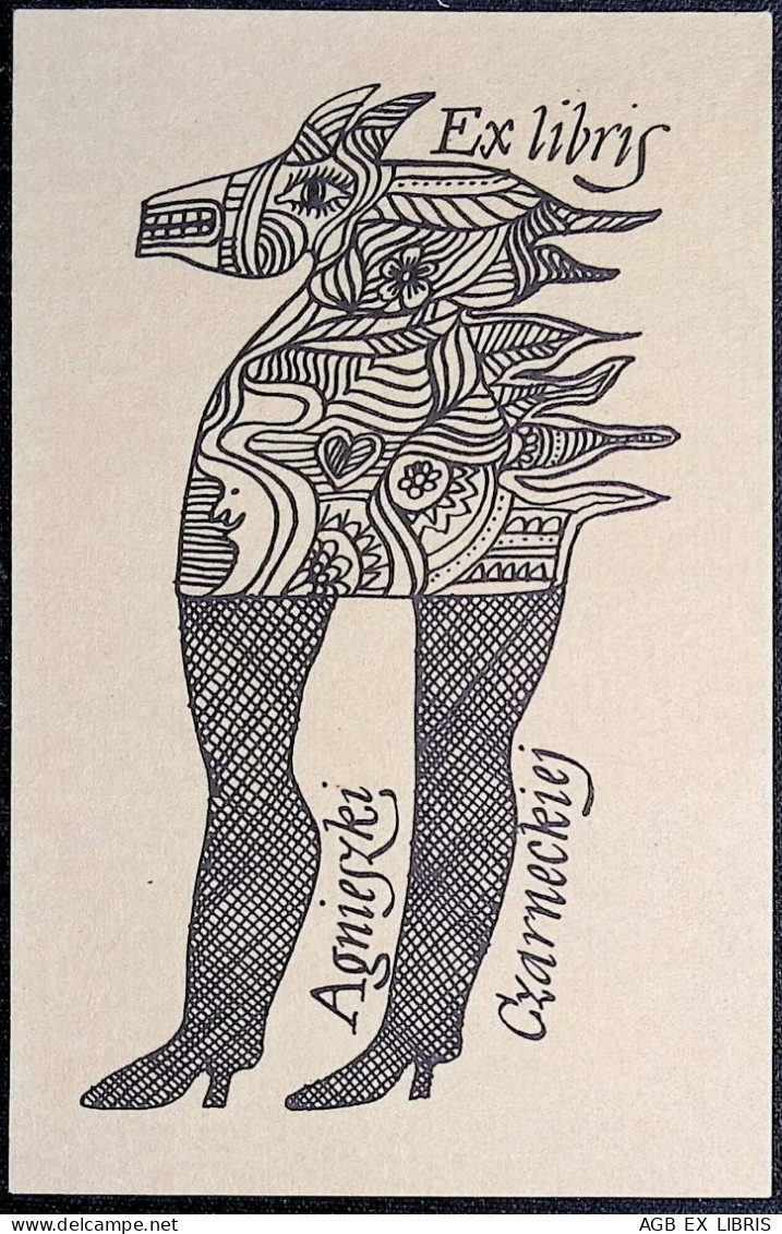 EX LIBRIS ANDRZEJ KOT Per AGNIESZKI CZARNECKIEJ L27bis-F01 - Ex-libris