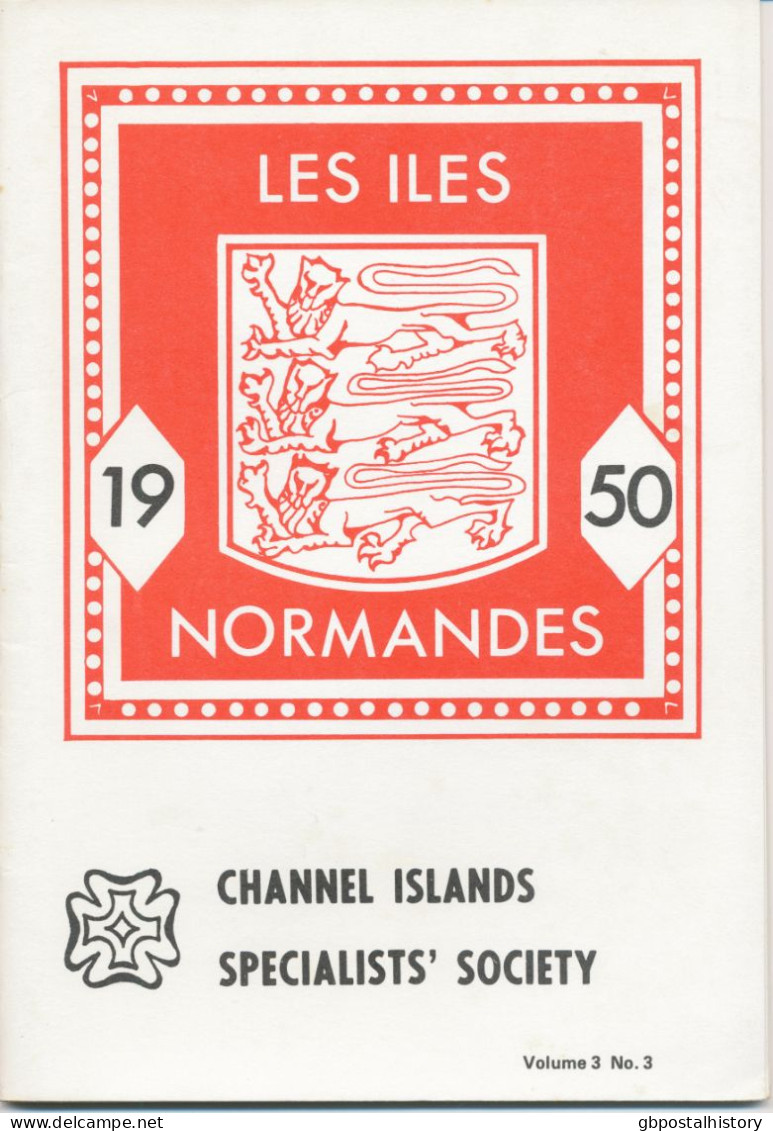 GB Channel Islands Specialists' Society Volume 3 No. 3 1980, 32p. Alderney (1 Page), Jersey (18 Pages), Letter Codes In - Philatélie Et Histoire Postale