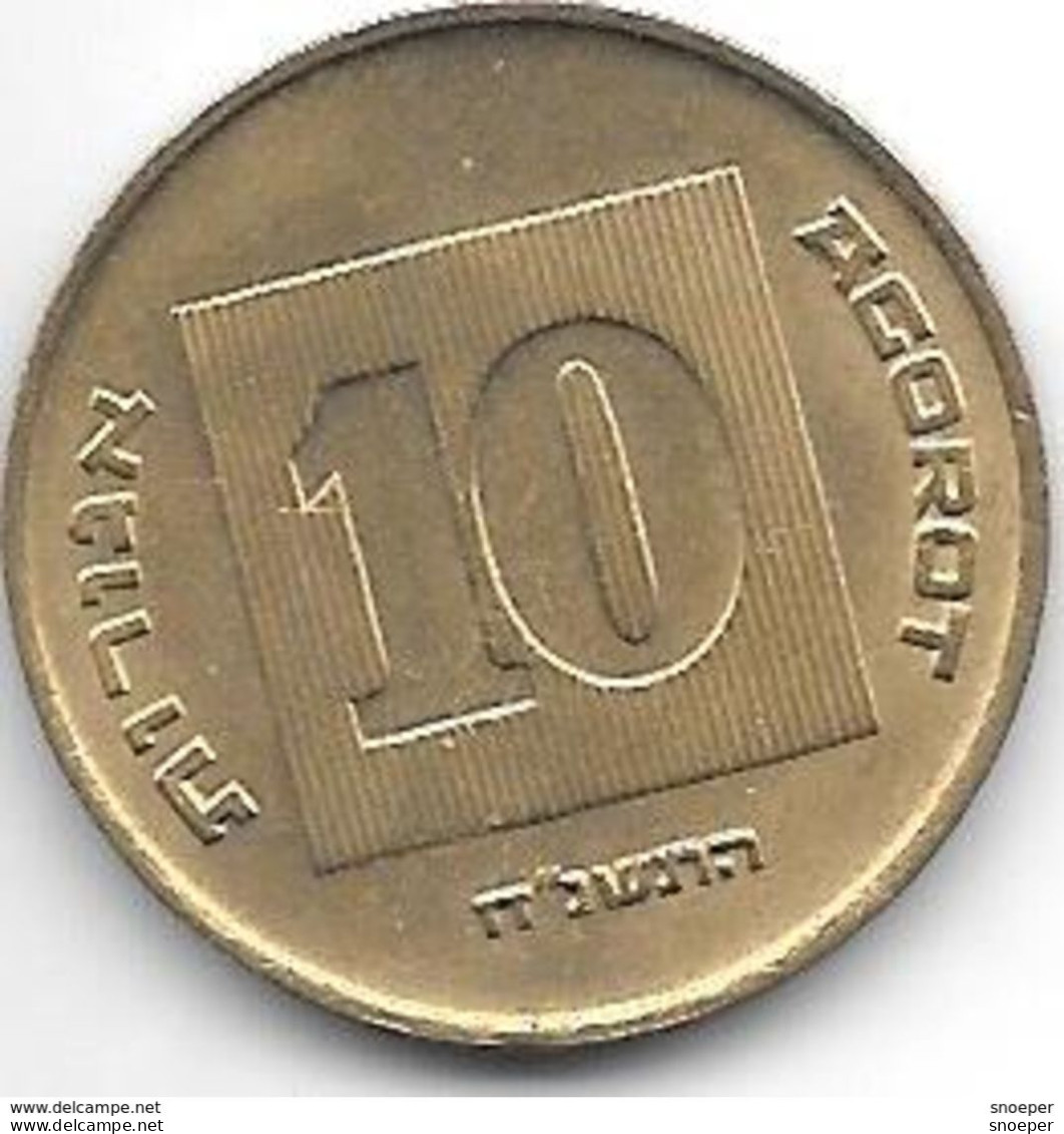 *israel 10 AGAROT 1998 KM 173 Unc - Israel