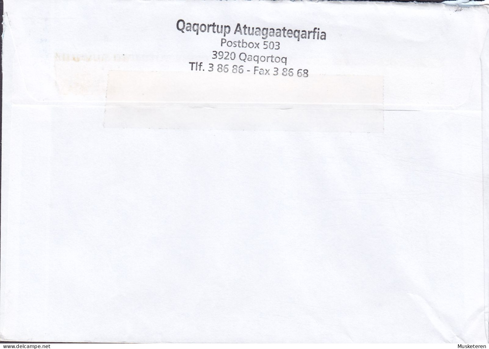 Greenland A-Prioritaire Label QAQORTOQ 1997 Cover Brief Lettre BALLERUP Denmark 2x Orca & 7.50 Kr. Musk Oxe Stamps - Briefe U. Dokumente