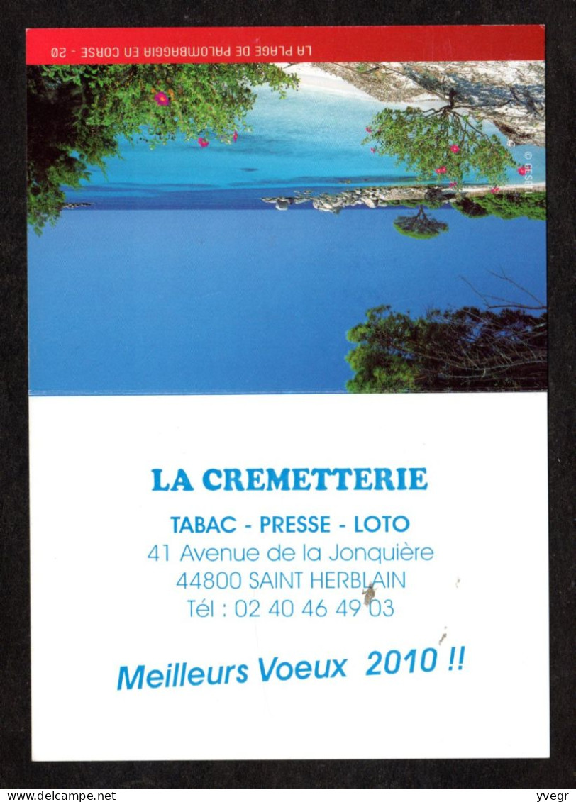 3 Calendriers De Poche 2003, 2005 & 2010 COUTANT Chocolatier 44 Nantes, Jardinerie C.LEGOFF, Tabac LA CREMETTERIE - Petit Format : 2001-...