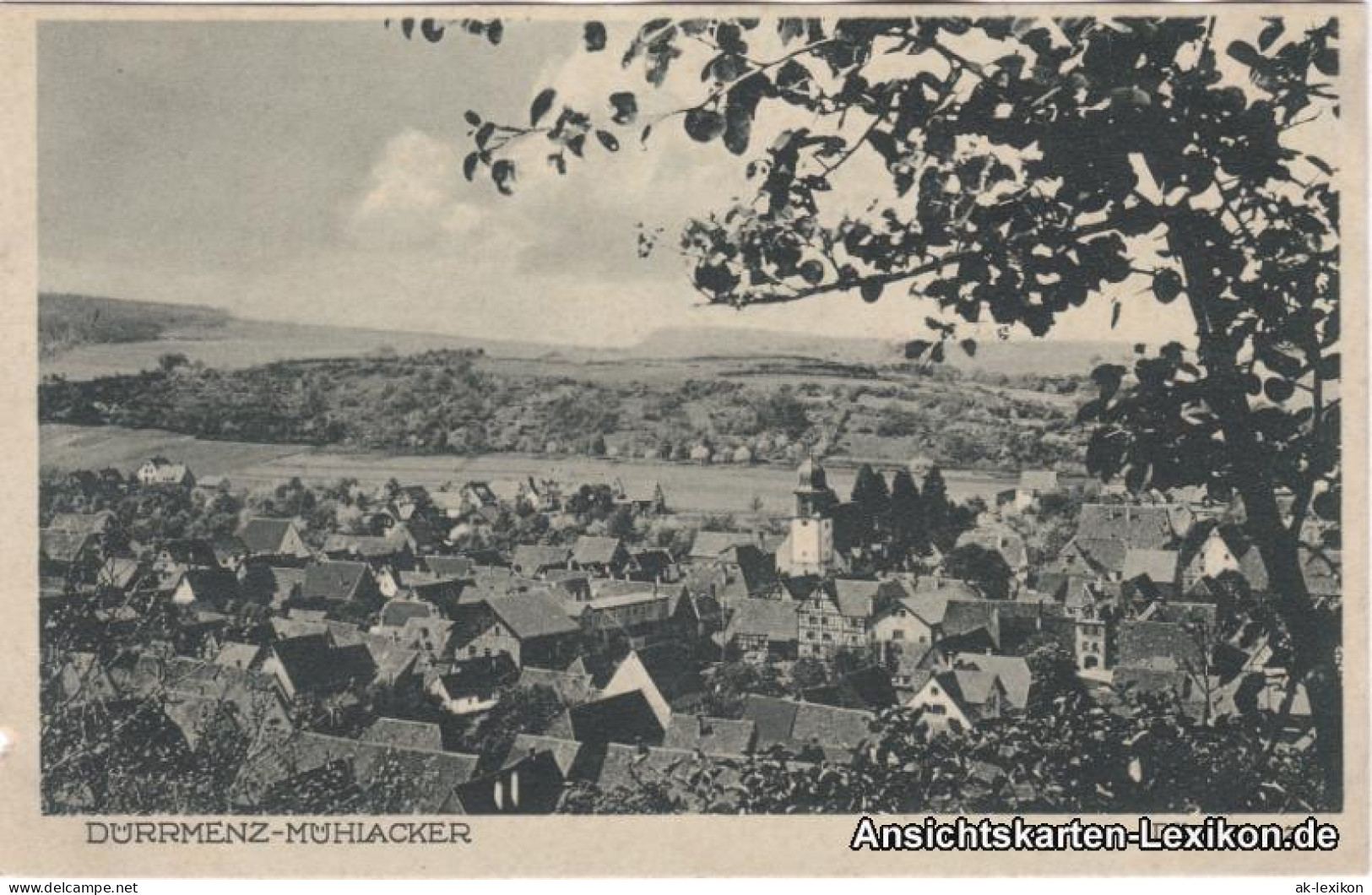 Ansichtskarte Mühlacker Totalansicht 1920  - Mühlacker