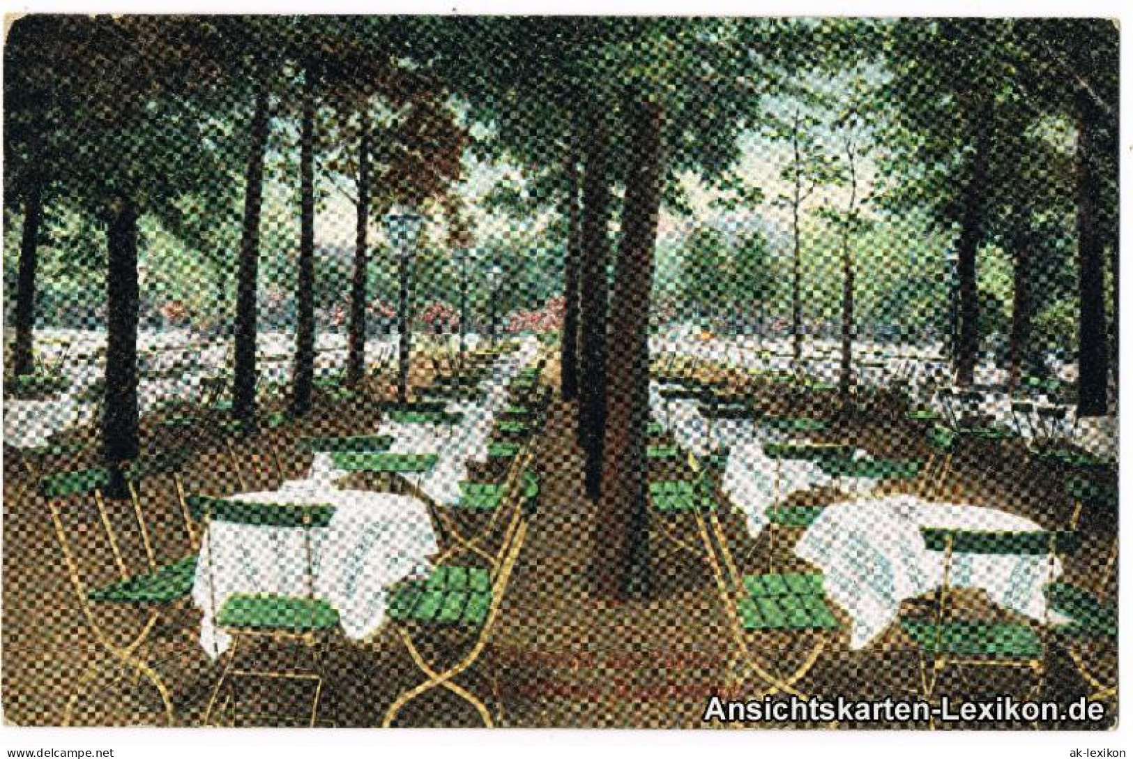Ansichtskarte Markkleeberg Etablissement Forsthaus Raschwitz 1913  - Markkleeberg