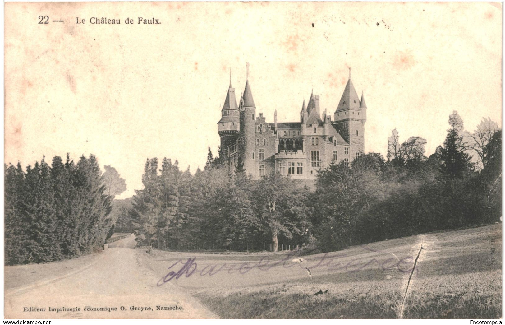 CPA Carte Postale Belgique  Gesves Château De Faulx 1905  VM77771 - Gesves