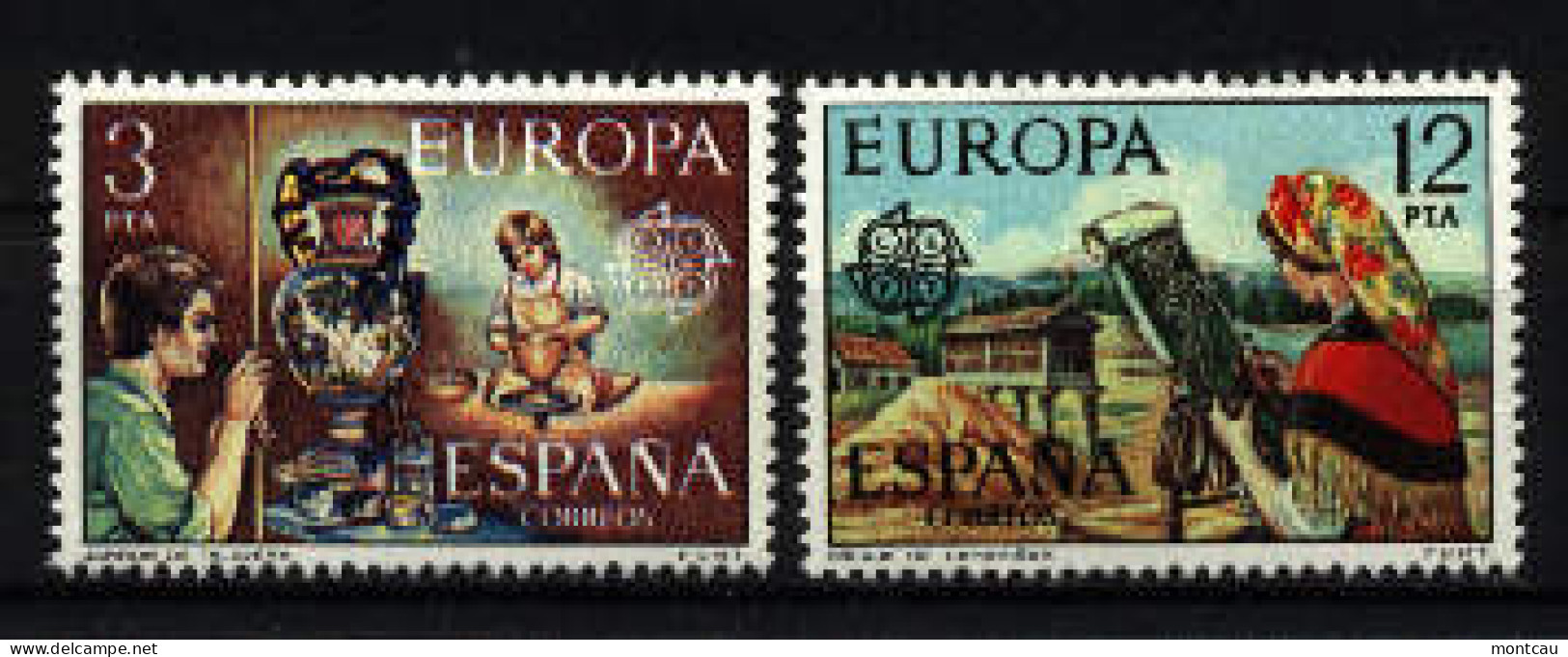 Spain 1976. Europa, Ceramica Y Encaje Ed 2316 (**) - 1976