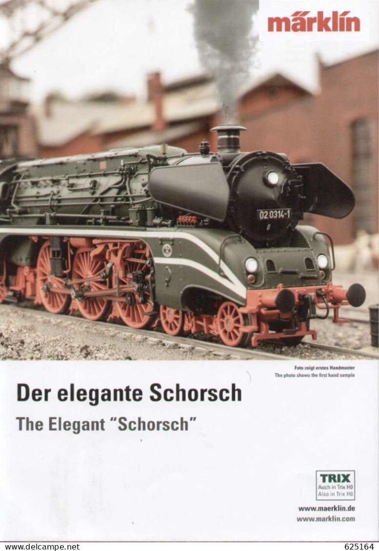 Catalogue Märklin Trix 2021 Blatt Insider Der Elegante Schorsch 39027 - En Allemand Et Anglais - Tedesco