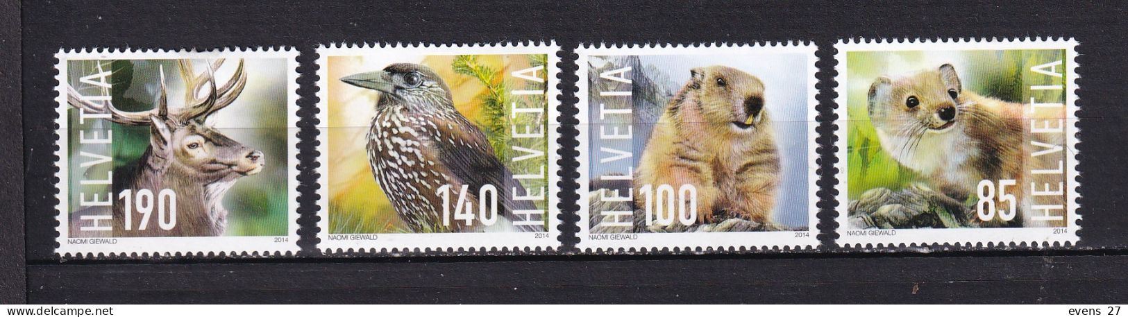 SWITZERLAND-2014-ANIMALS -BIRD-MNH - Unused Stamps