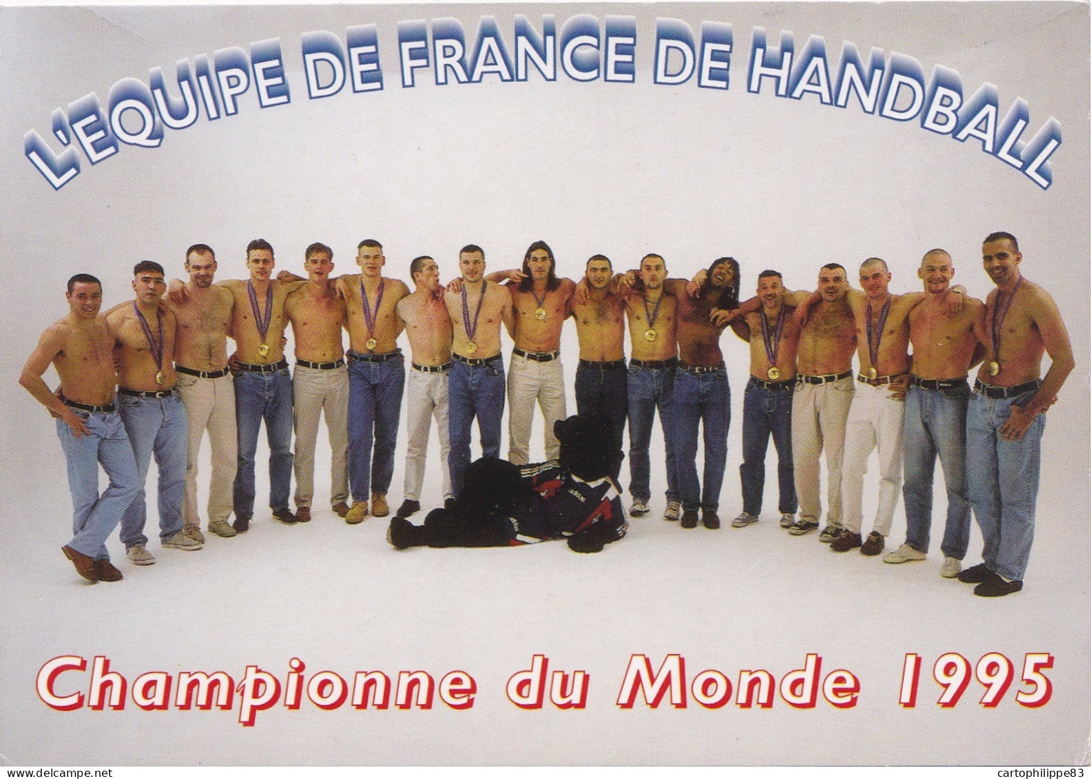 19 CPM EQUIPE DE HANDBALL 1995 CHAMPION DU MONDE EN ISLANDE - Handbal