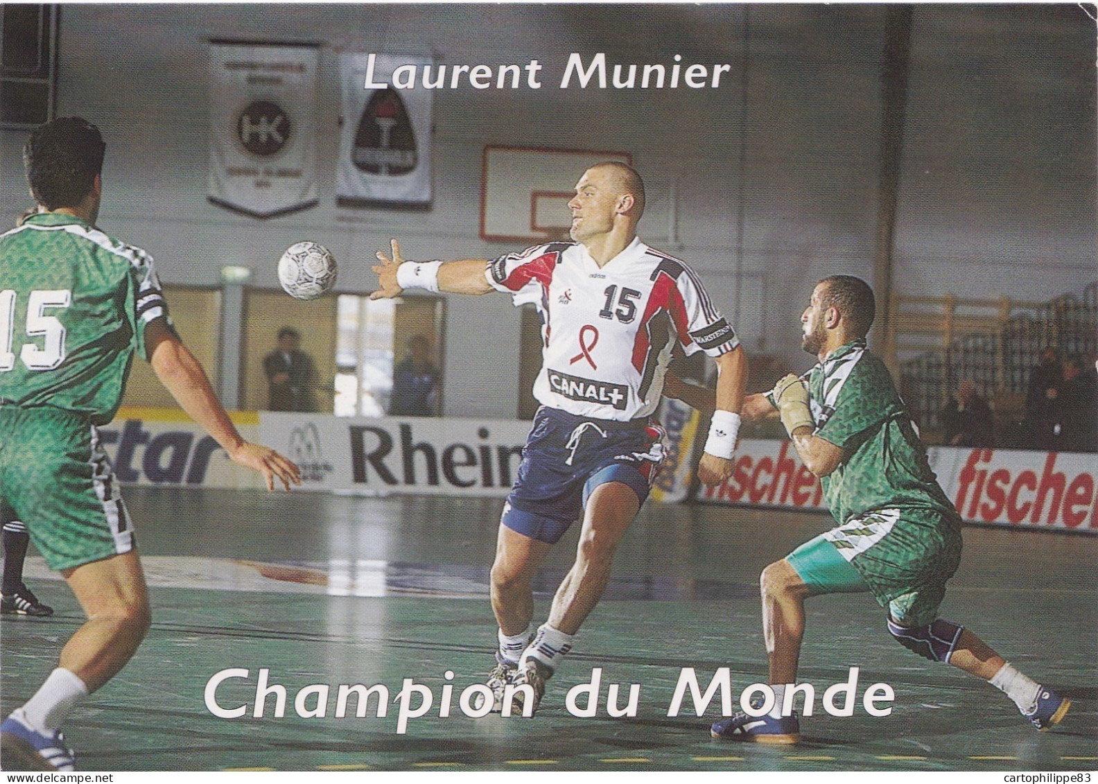 19 CPM EQUIPE DE HANDBALL 1995 CHAMPION DU MONDE EN ISLANDE - Balonmano