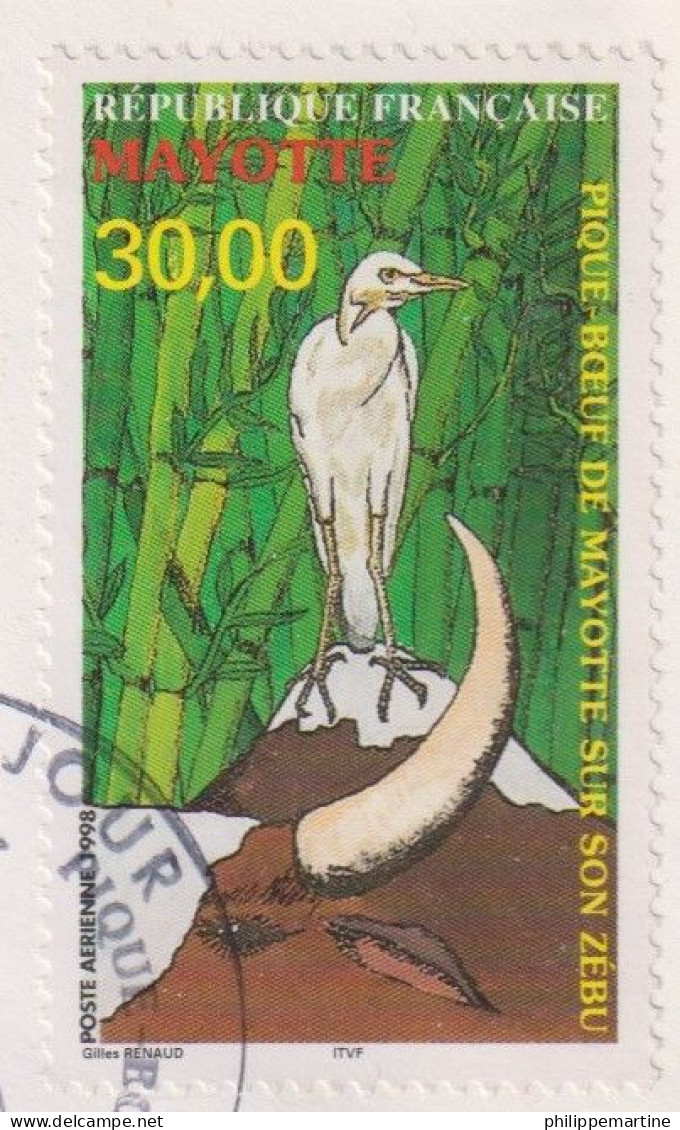 Mayotte 1998 - Poste Aérienne YT 3 (o) Sur Fragment - Posta Aerea