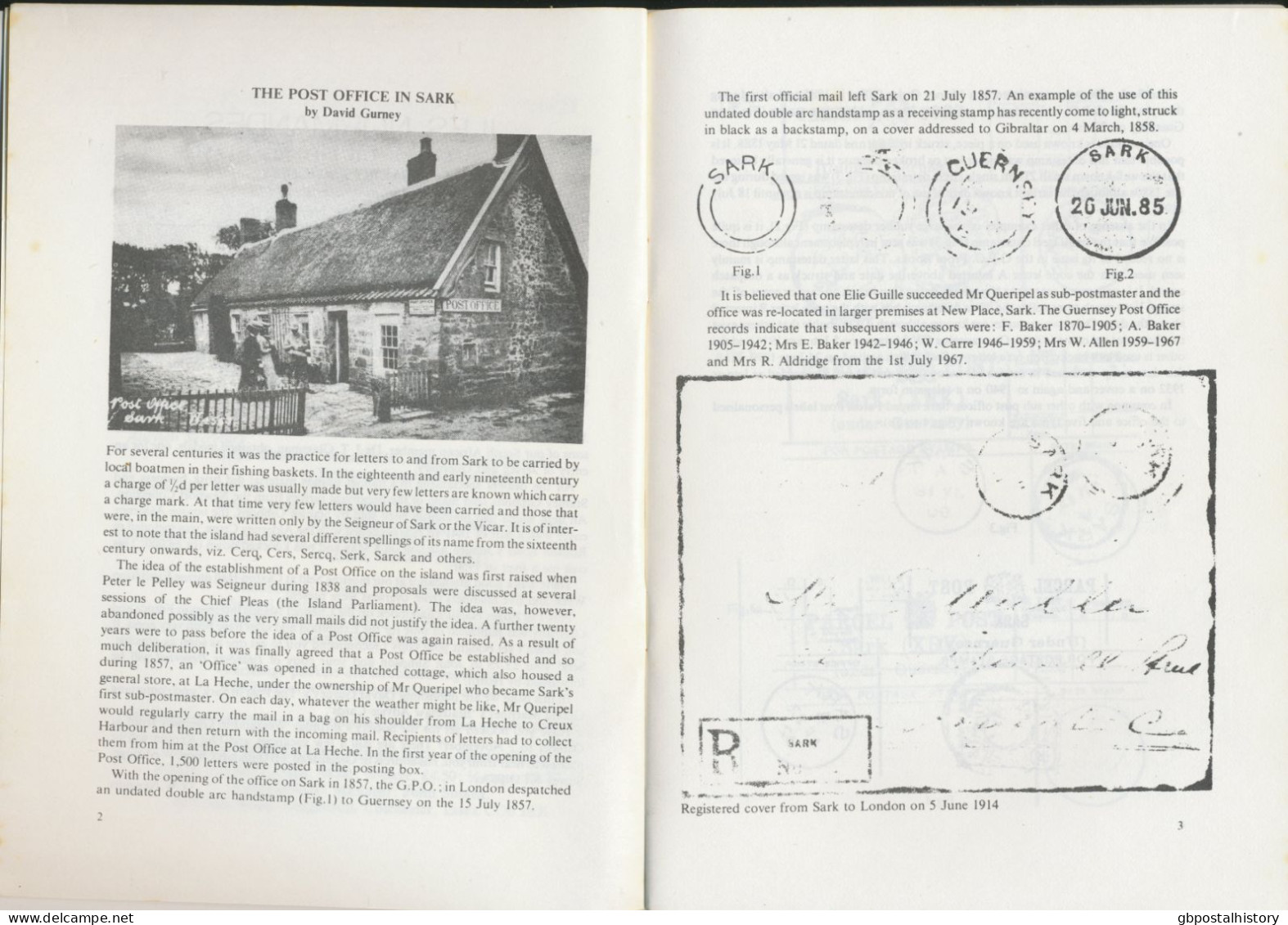 GB Channel Islands Specialists' Society Volume 3 No. 2 1980, 28p., The Post Office In Sark (13 Pages), Bradshaw Advice C - Philately And Postal History