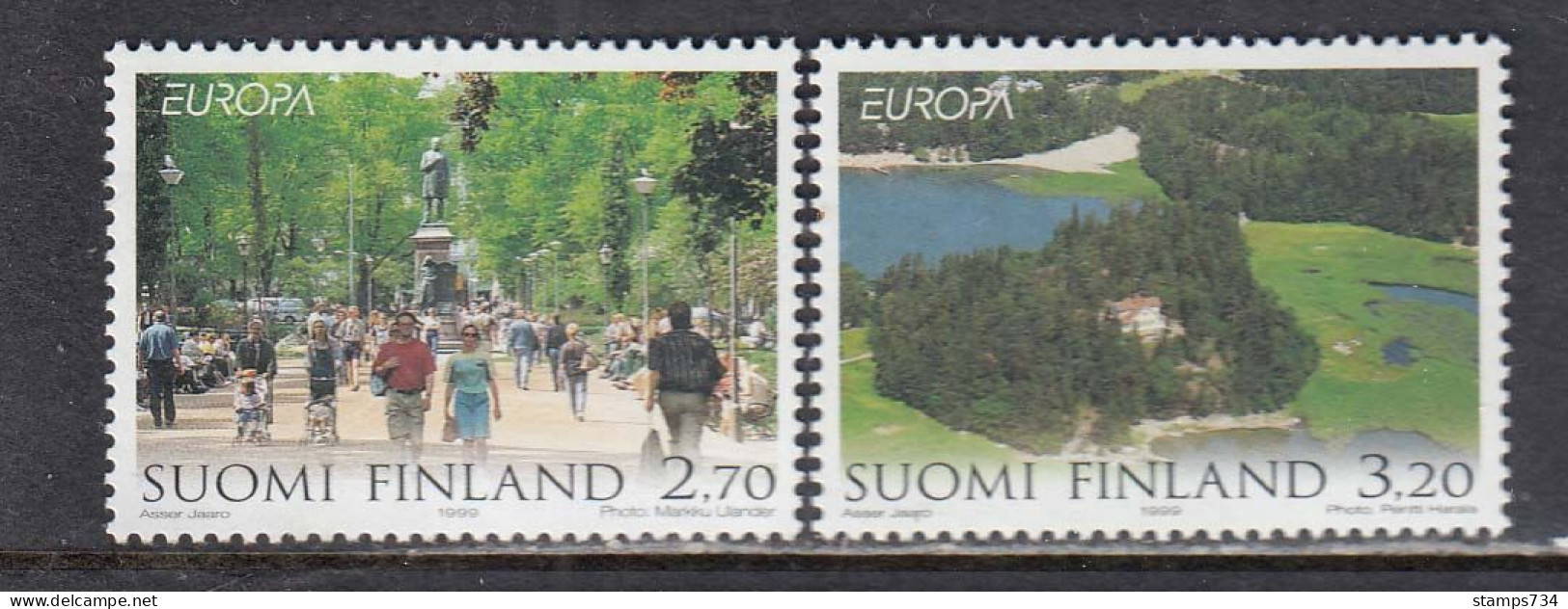 Finland 1999 - EUROPA: Nature And National Parks, Mi-Nr. 1474/75, MNH** - Nuevos