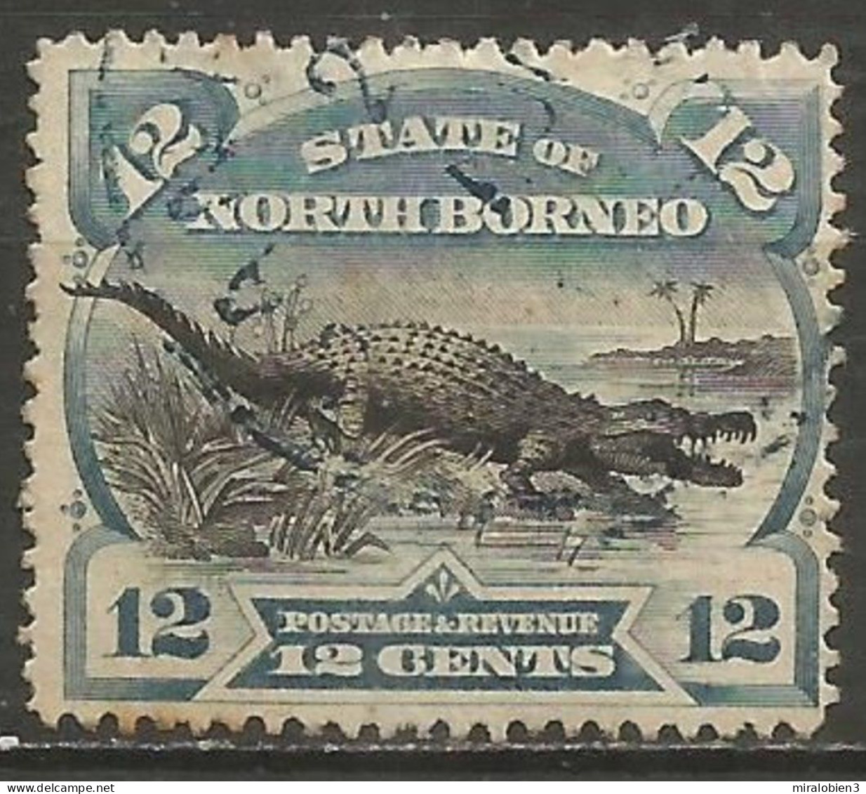 BORNEO YVERT NUM. 58 USADO - North Borneo (...-1963)