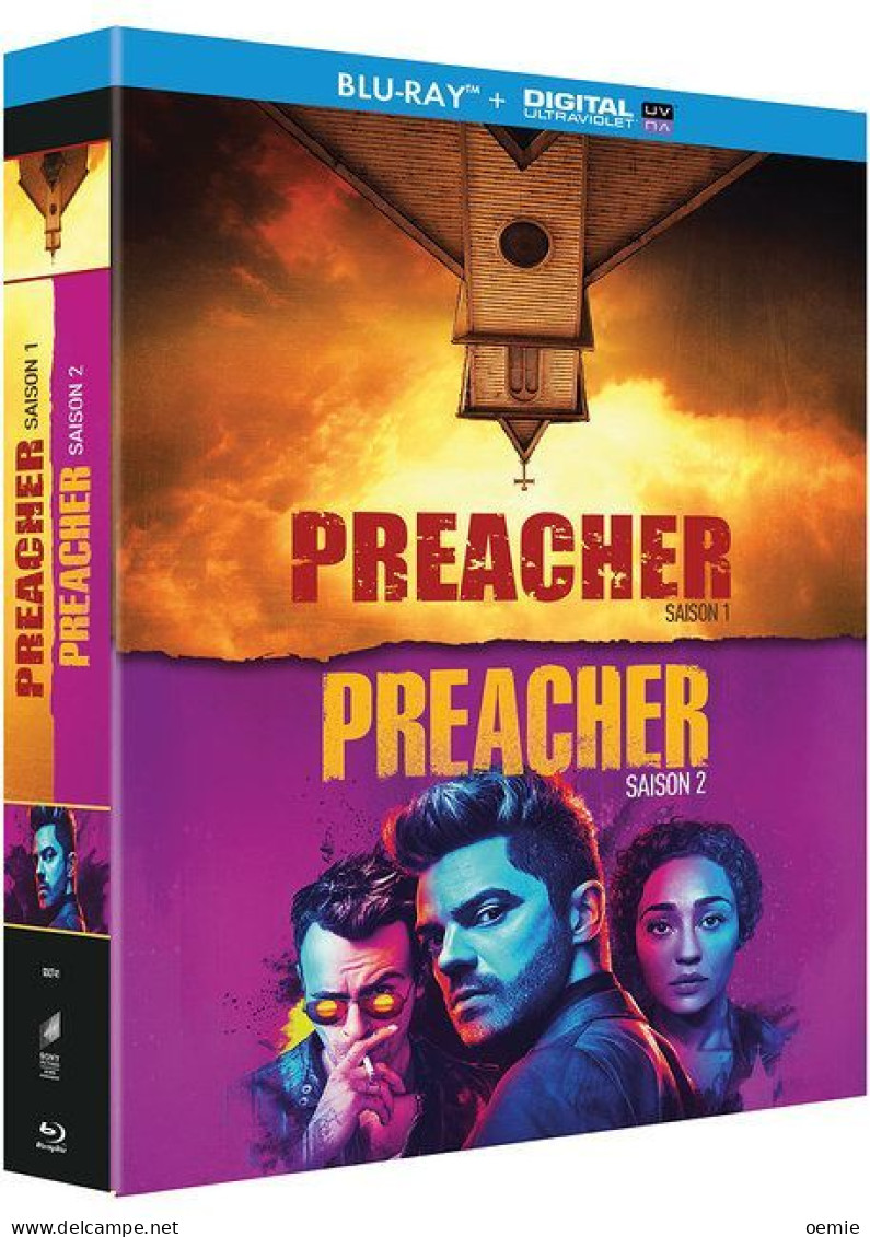 PREACHER   L INTEGRALE DE LA SAISON 1  ET DE LA SAISON 2   ( 8 DVD )     EPISODES  1060  ENVIRON   ) - Sciences-Fictions Et Fantaisie