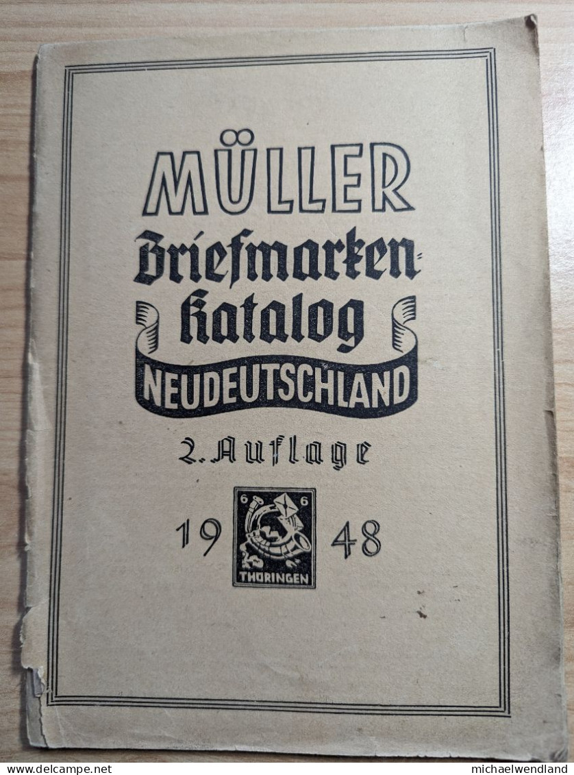 Historischer Briefmarkenkatalog Neudeutschland 1948 - Germany