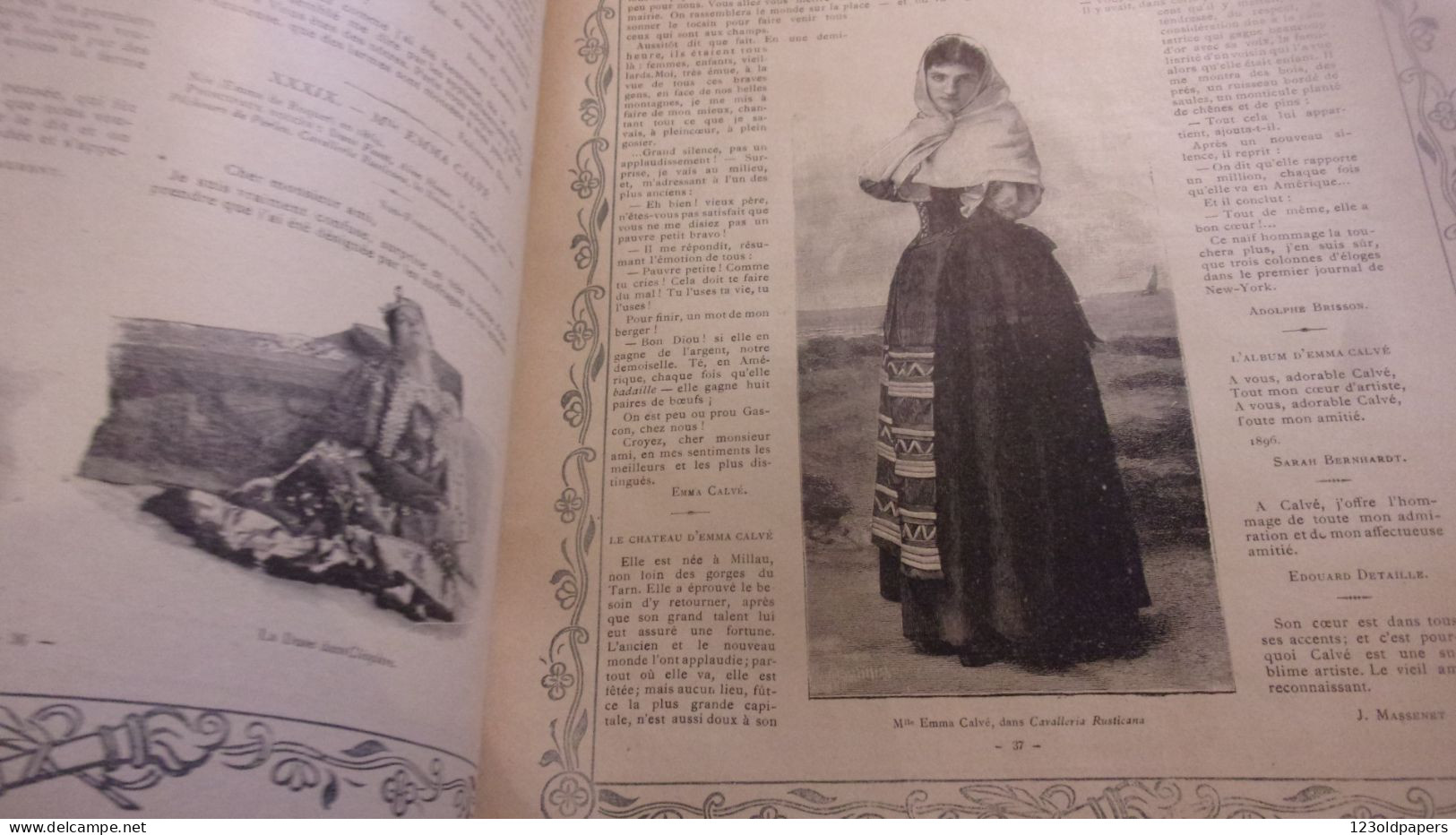 1902 L ACADEMIE DES FEMMES EMMA CALVE SARAH BERNHARDT ELEONORA DUSE ... - Revistas - Antes 1900