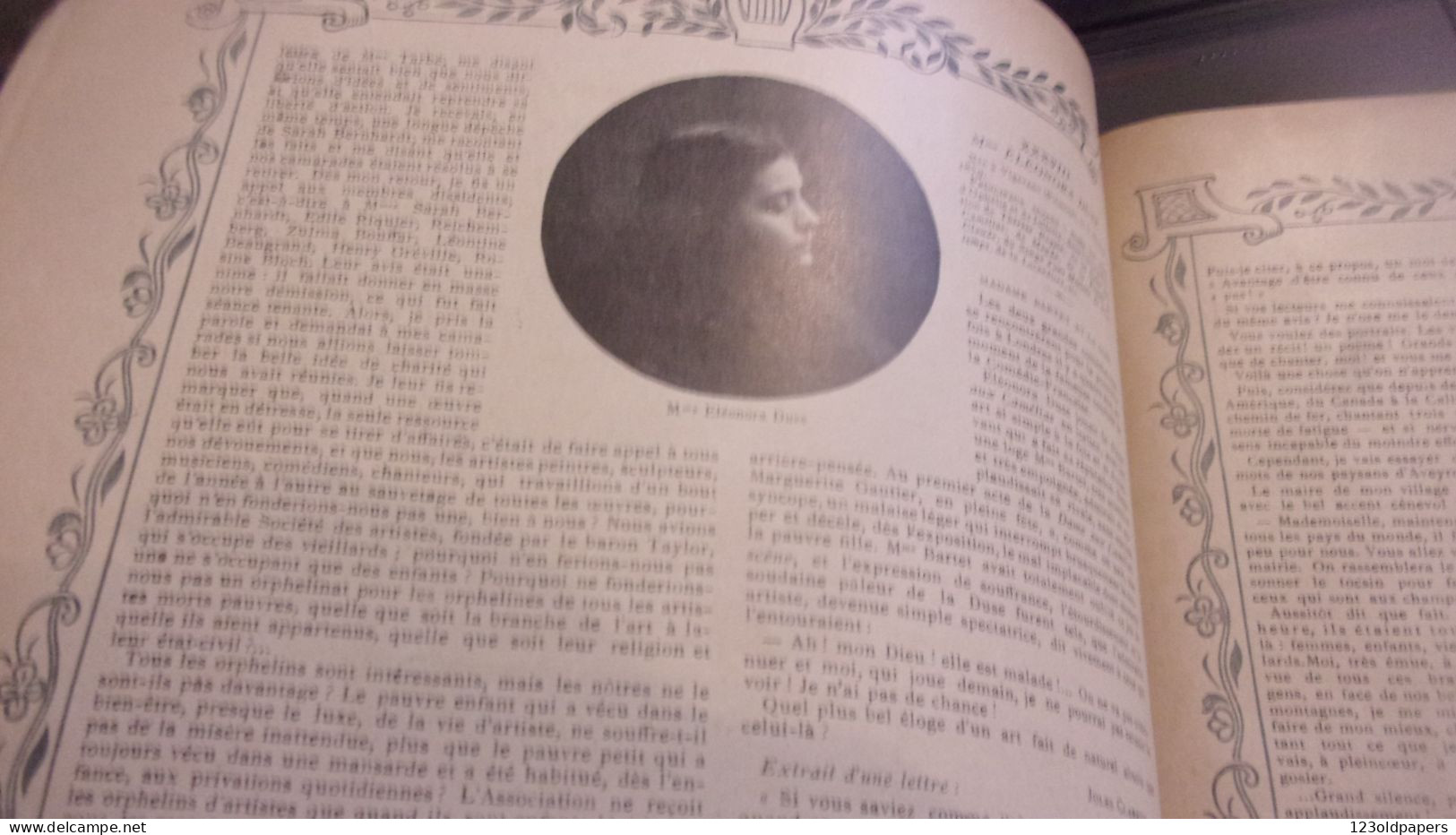 1902 L ACADEMIE DES FEMMES EMMA CALVE SARAH BERNHARDT ELEONORA DUSE ... - Magazines - Before 1900