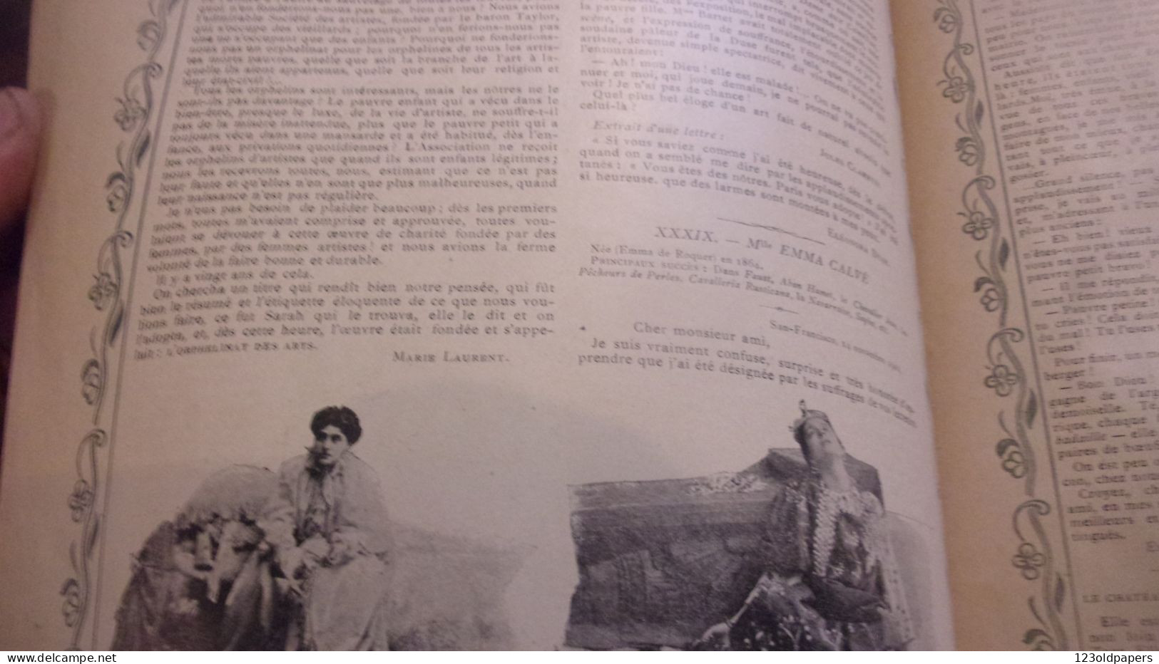 1902 L ACADEMIE DES FEMMES EMMA CALVE SARAH BERNHARDT ELEONORA DUSE ...