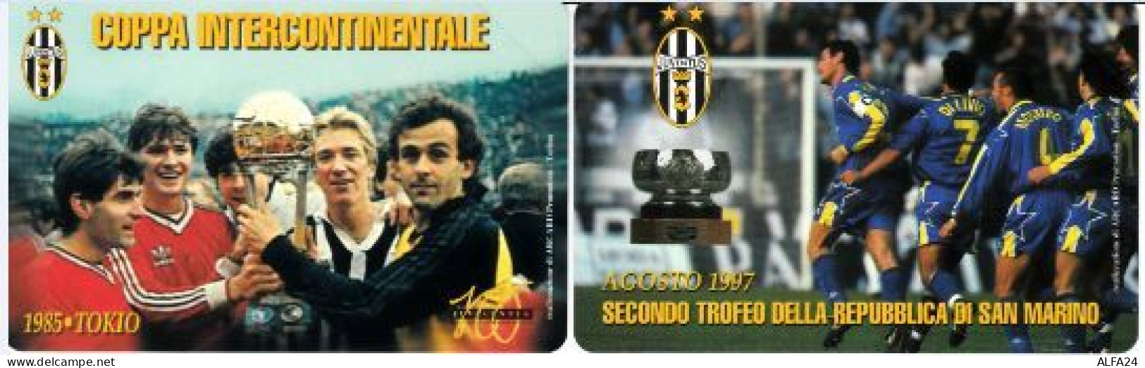 SERIE SCHEDE TELEFONICHE NUOVE RSM 19-20 100 ANNIVERSARIO JUVENTUS - San Marino