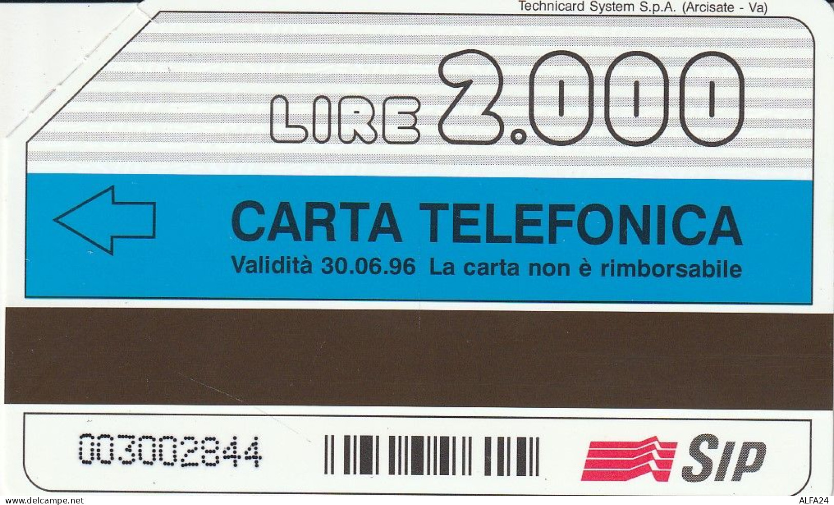 SCHEDA TELEFONICA USATA PRP 211 125 UPU  (844 U - Privé - Hulde