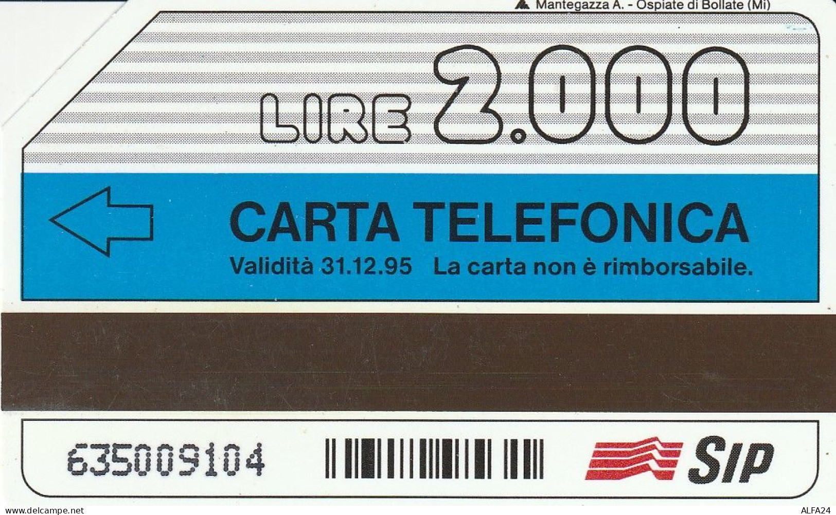 SCHEDA TELEFONICA USATA PRP 193 EURORIETI  (104 U - Private - Tribute