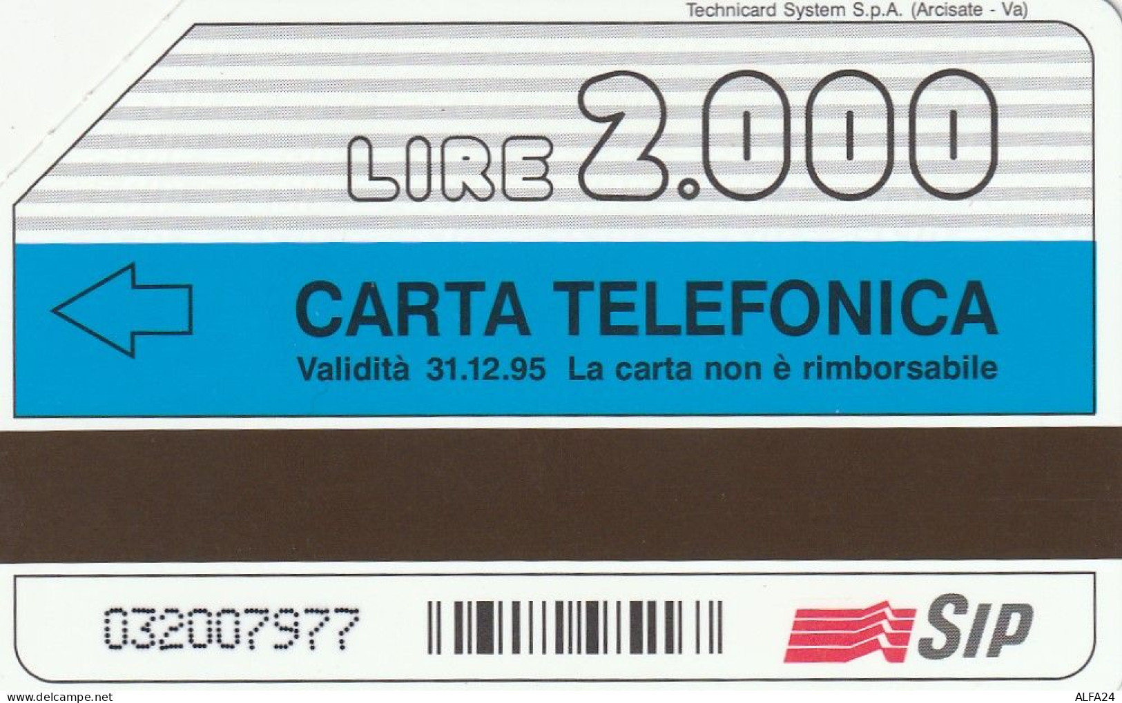 SCHEDA TELEFONICA USATA PRP 156 PICCOLO  (977 U - Privées - Hommages