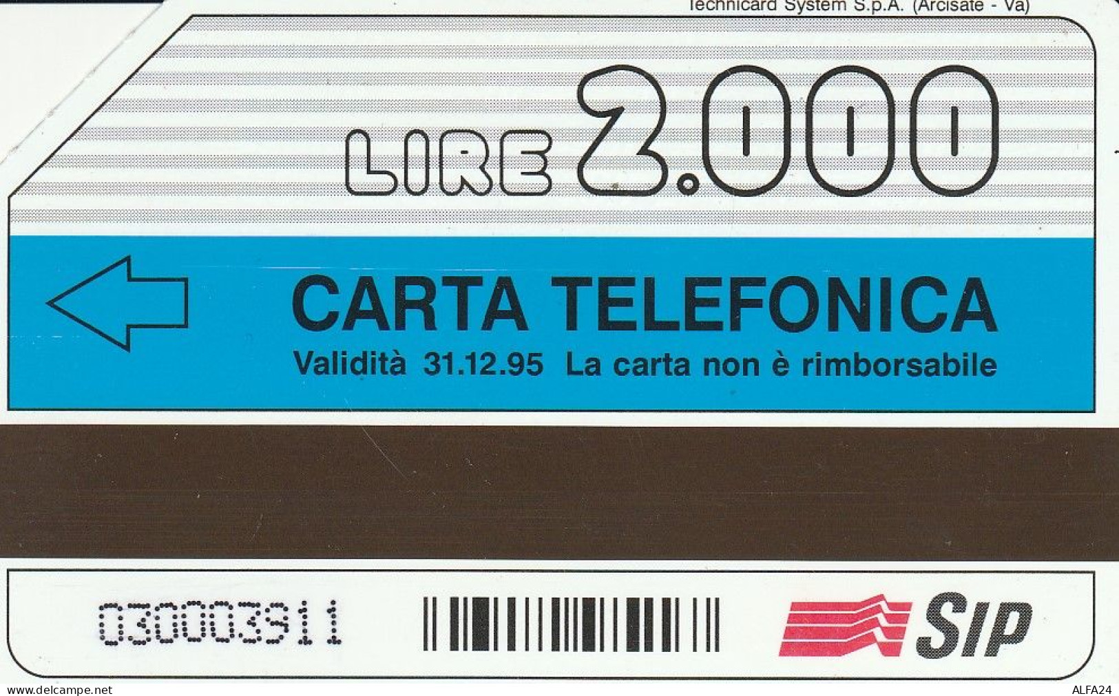 SCHEDA TELEFONICA USATA PRP 166 PAMPEAGO  (911 U - Private-Omaggi