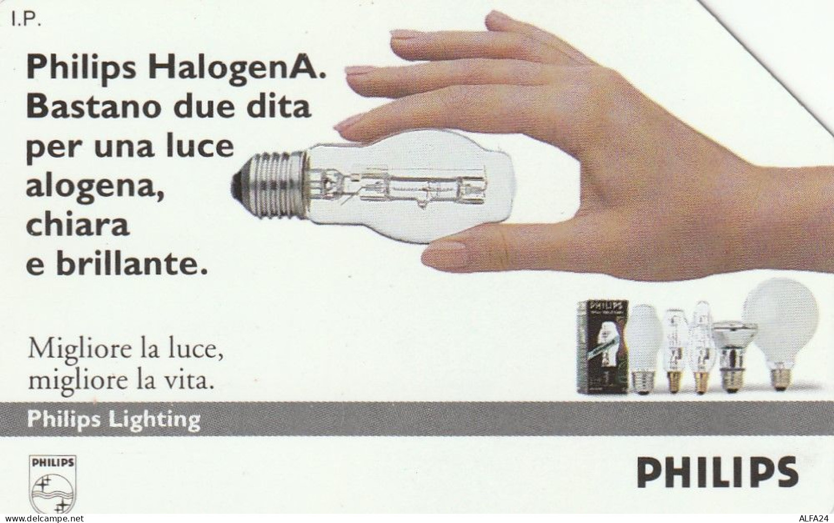 SCHEDA TELEFONICA USATA PRP 179 PHILIPS HALOGENA  (229 U - Private TK - Ehrungen