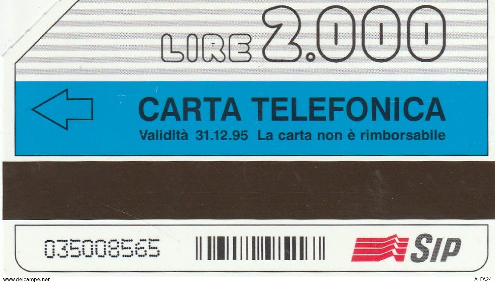 SCHEDA TELEFONICA USATA PRP 182 LEGNOMARKET  (565 U - Private-Omaggi