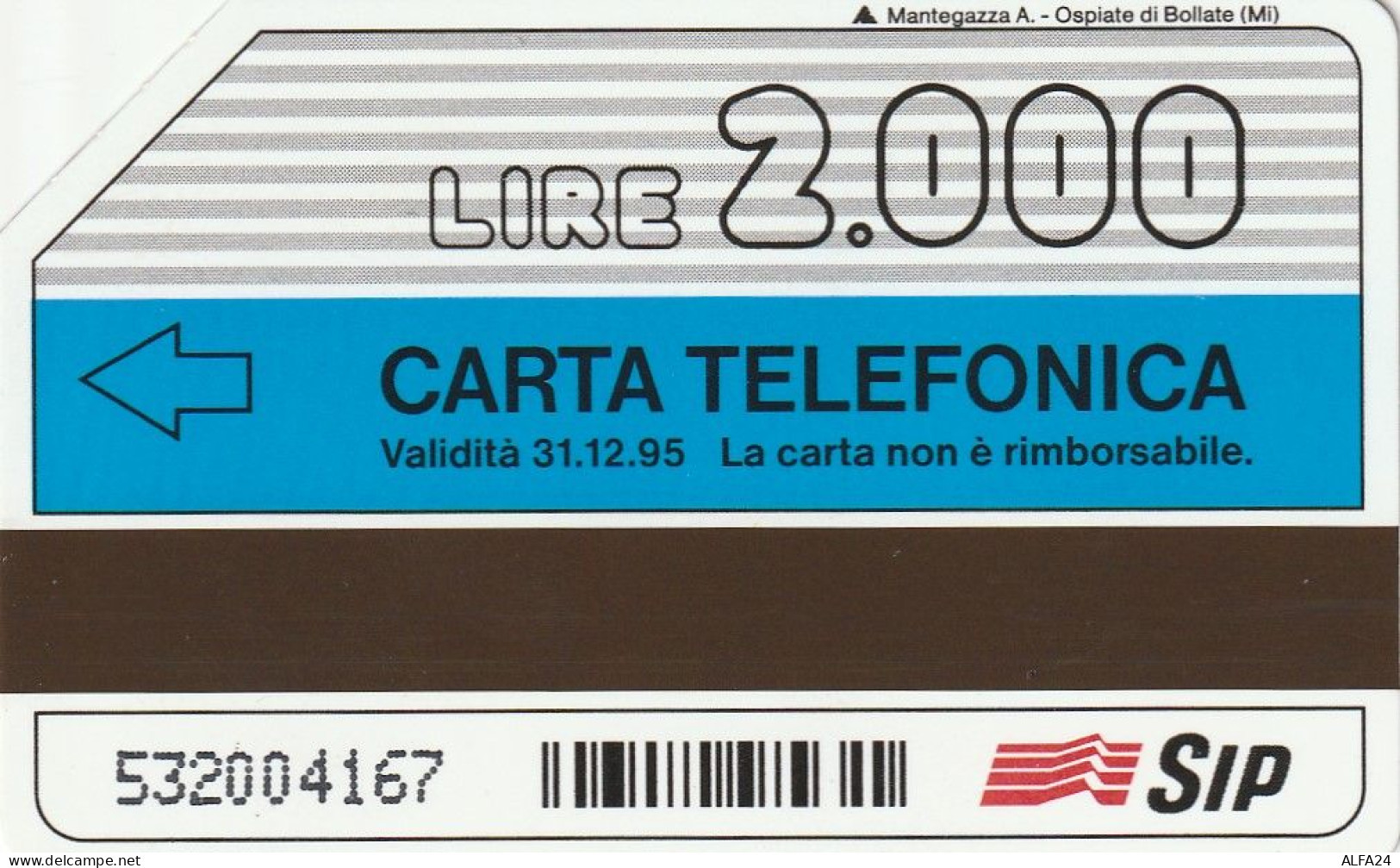 SCHEDA TELEFONICA USATA PRP 192 AUTOTRASPORTI GROTTI  (167 U - Private TK - Ehrungen