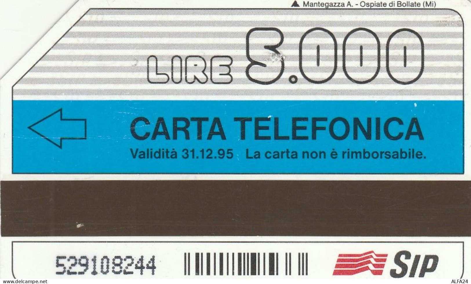 SCHEDA TELEFONICA USATA 308 TUTTOTURISMO 5  (244 U - Publiques Spéciales Ou Commémoratives