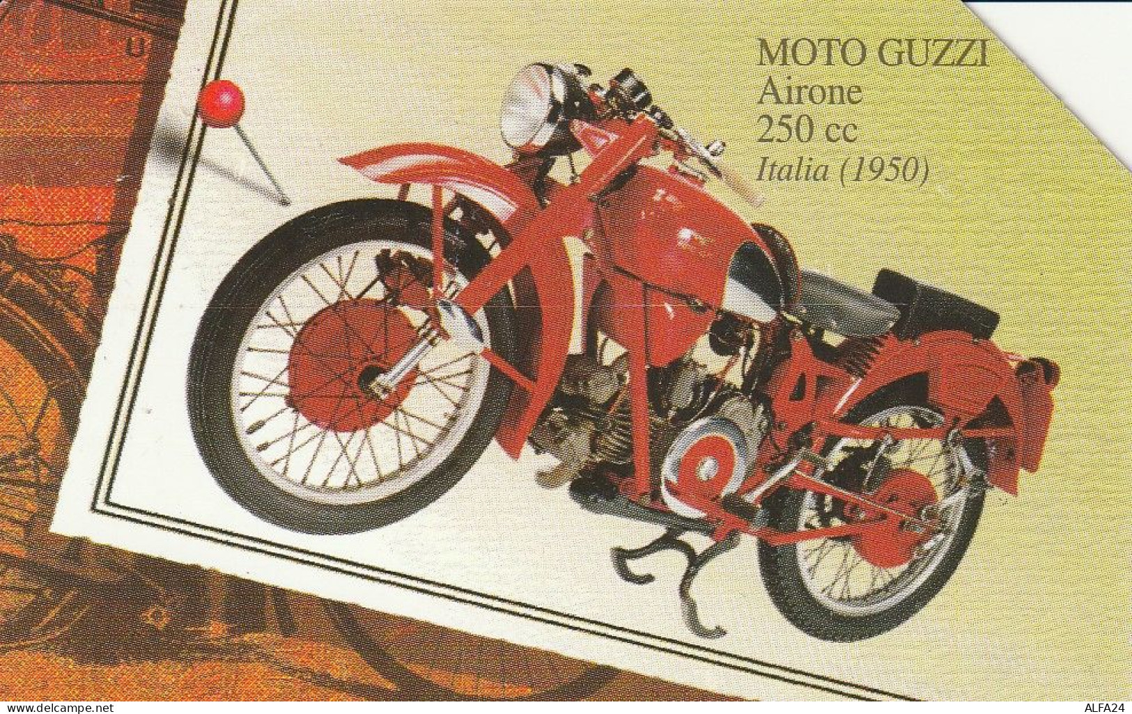 SCHEDA TELEFONICA USATA 1144 MOTO GUZZI - Public Special Or Commemorative