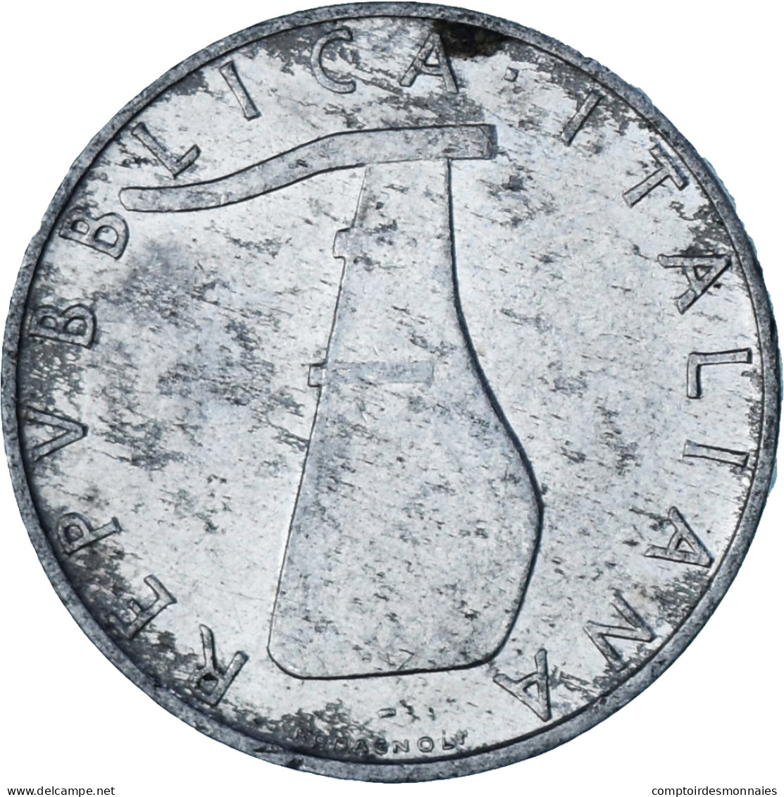 Italie, 5 Lire, 1973 - 5 Lire