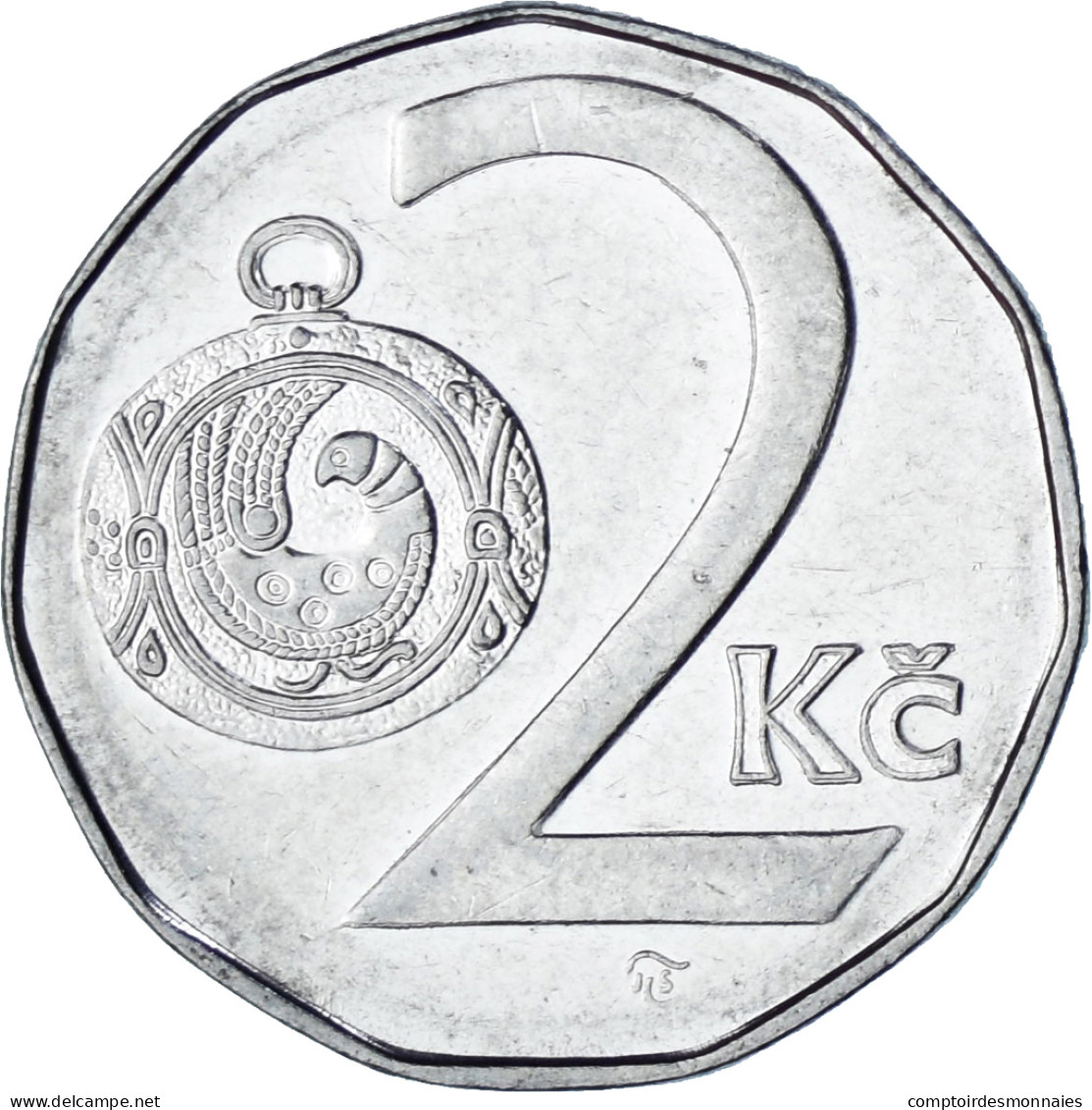 République Tchèque, 2 Koruny, 1996 - Tchéquie