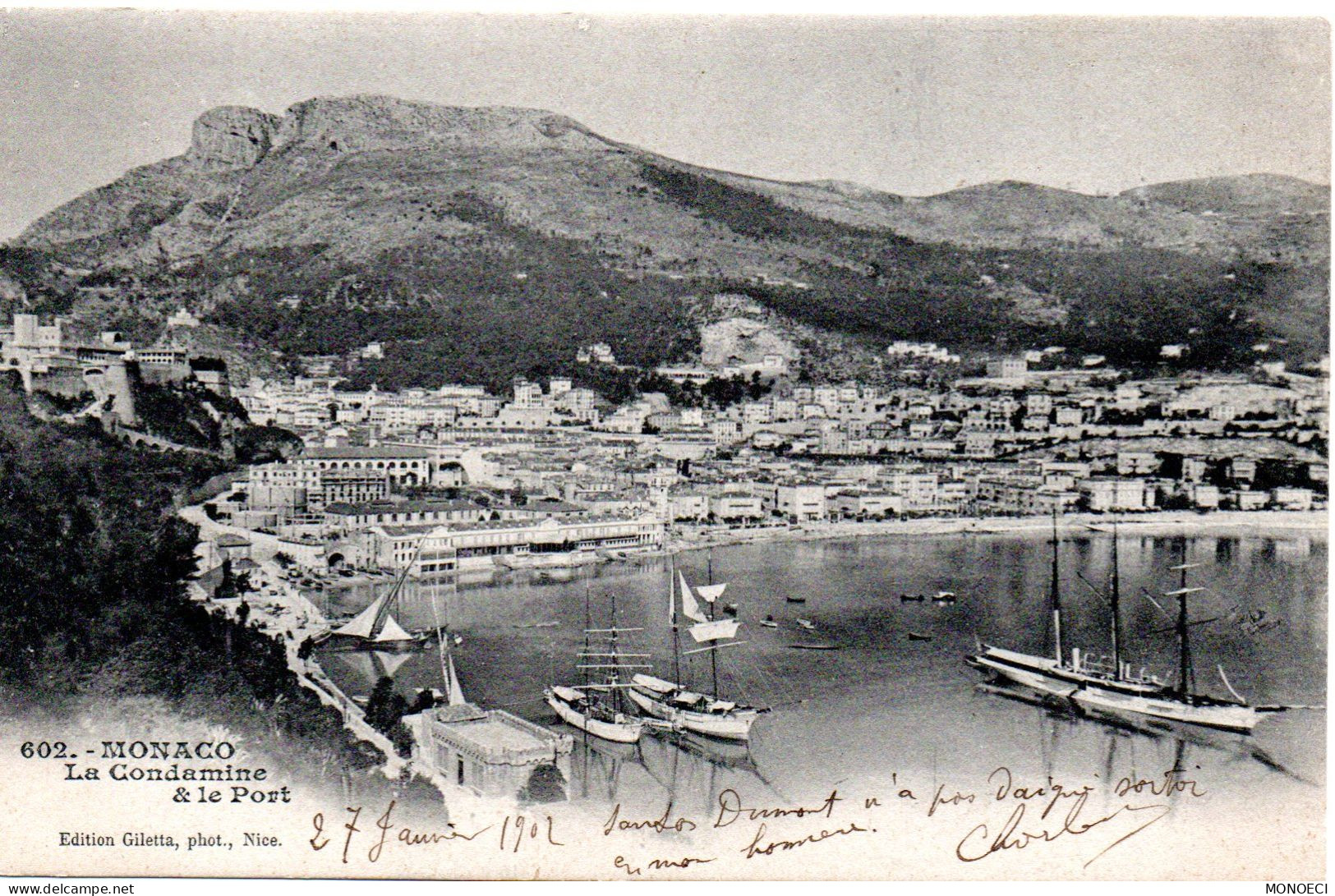 MONACO -- MONTE CARLO -- CPA Précuseur -- La Condamine & Le Port - La Condamine