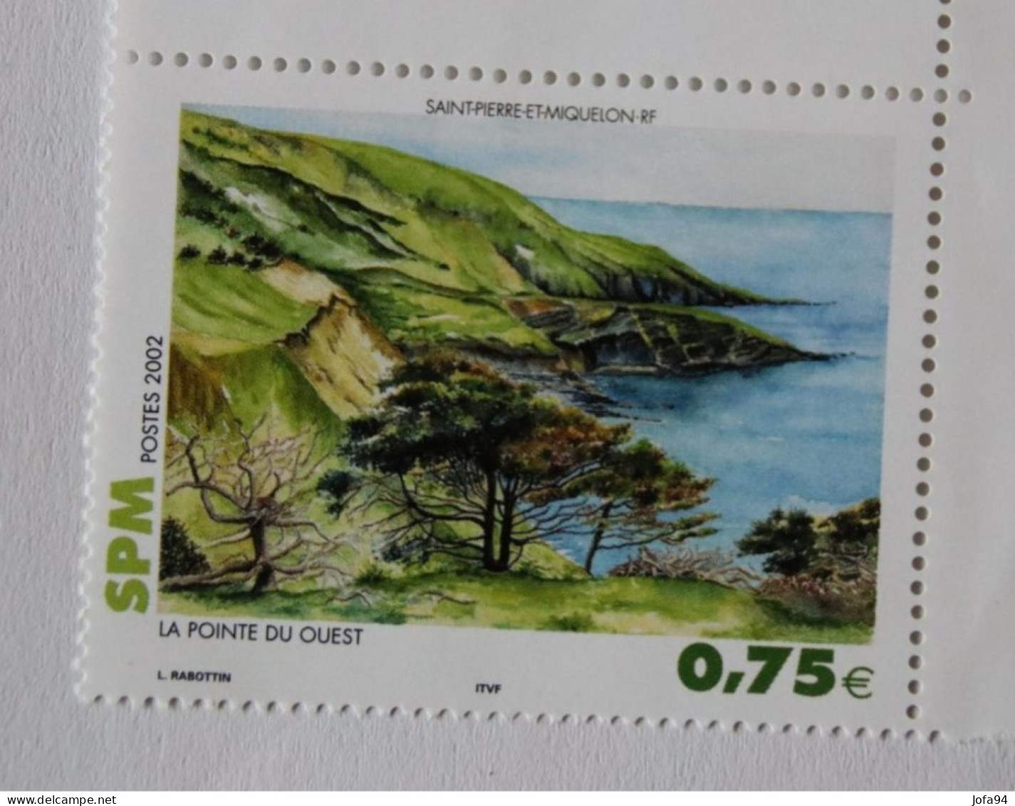 SPM 2002 Paysages.La Pointe Du Ouest  YT 780  Neuf - Unused Stamps