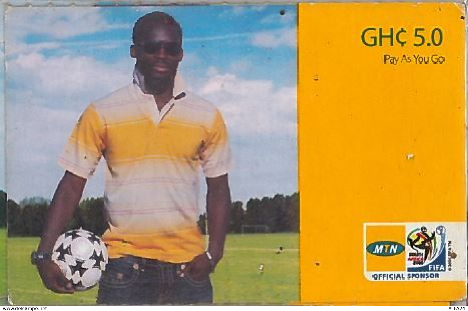 PREPAID PHONE CARD GHANA (U.59.4 - Ghana