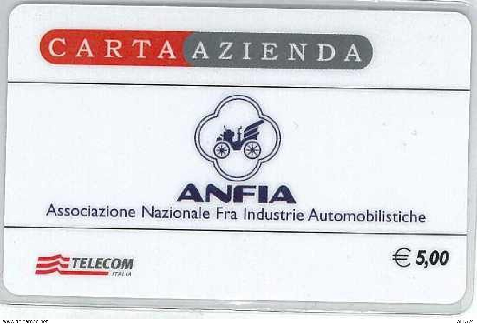 CARTA AZIENDA I TIPO USATA DT 1650 ANFIA - Private TK - Ehrungen