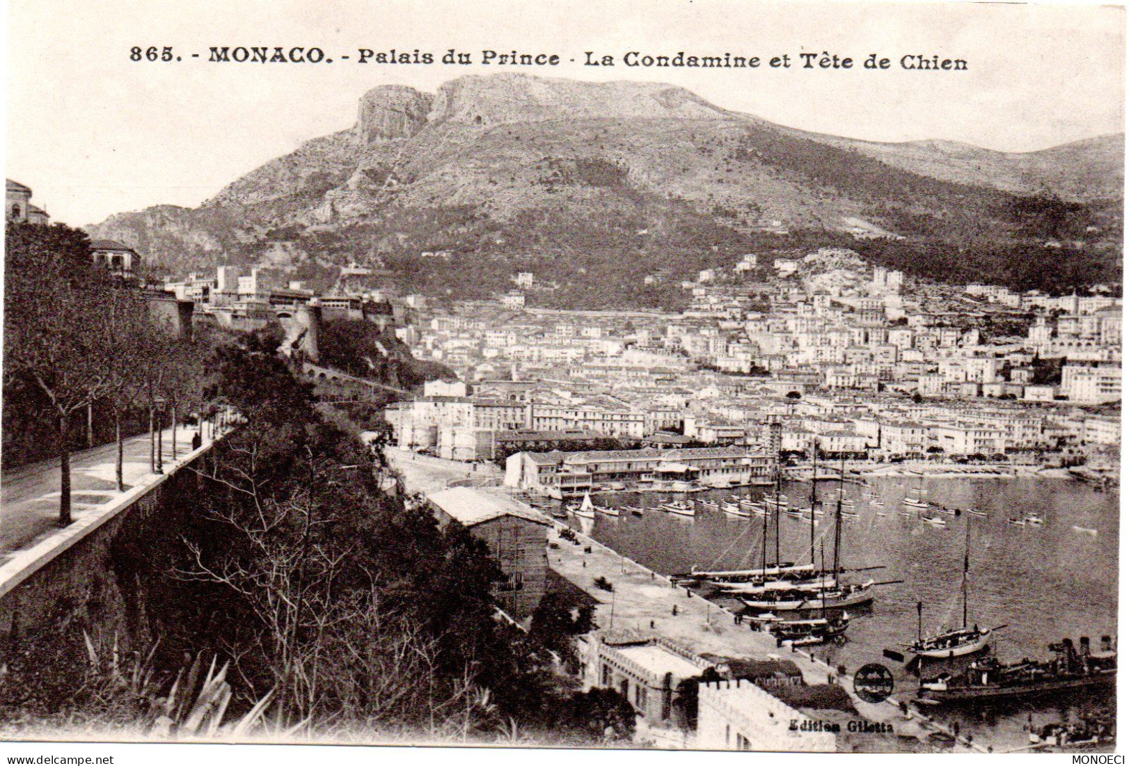 MONACO -- MONTE CARLO -- CPA -- La Condamine Et Tête De Chien - Puerto