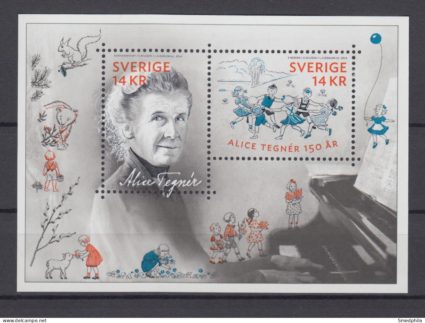 Sweden Block 2014 - Michel Block 50 MNH ** - Blokken & Velletjes