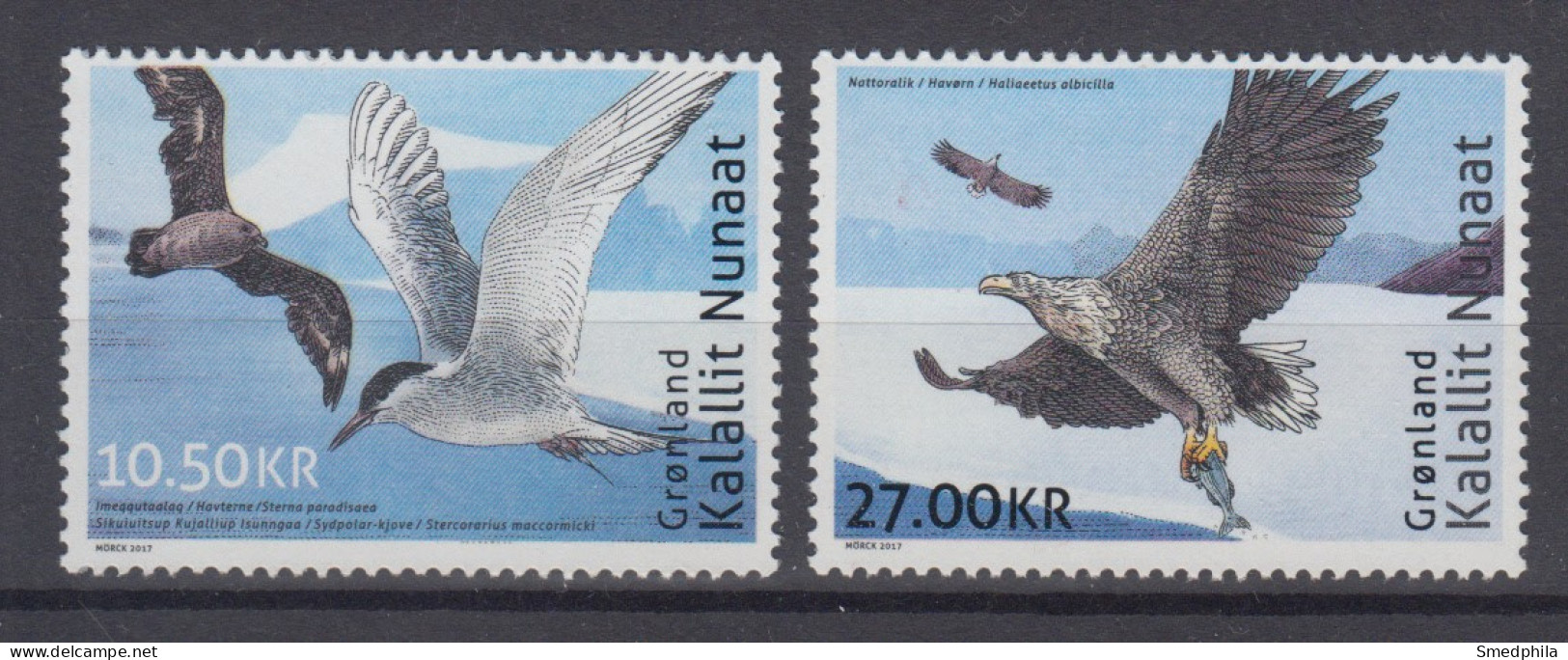 Greenland 2017 - Michel 765-766 MNH ** Birds - Neufs